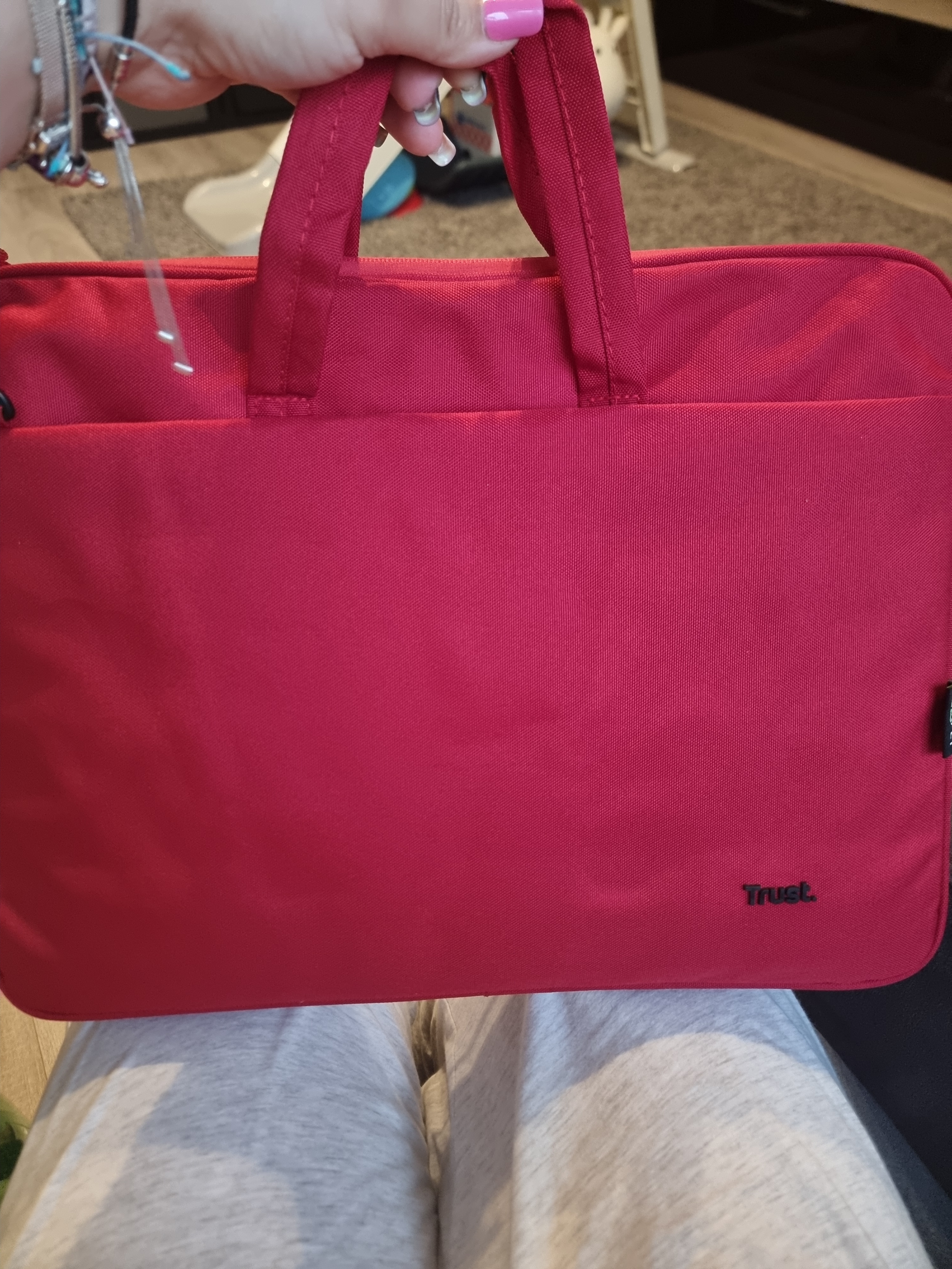 Geanta laptop ECO Trust Bologna, 16", material ecologic, negru