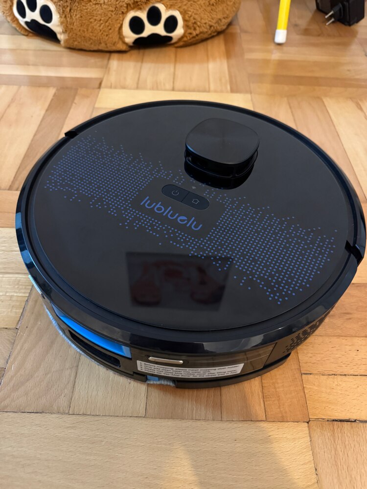 Aspirator robot Lubluelu SL60D, navigare LiDAR, mopare, negru, 2600mAh