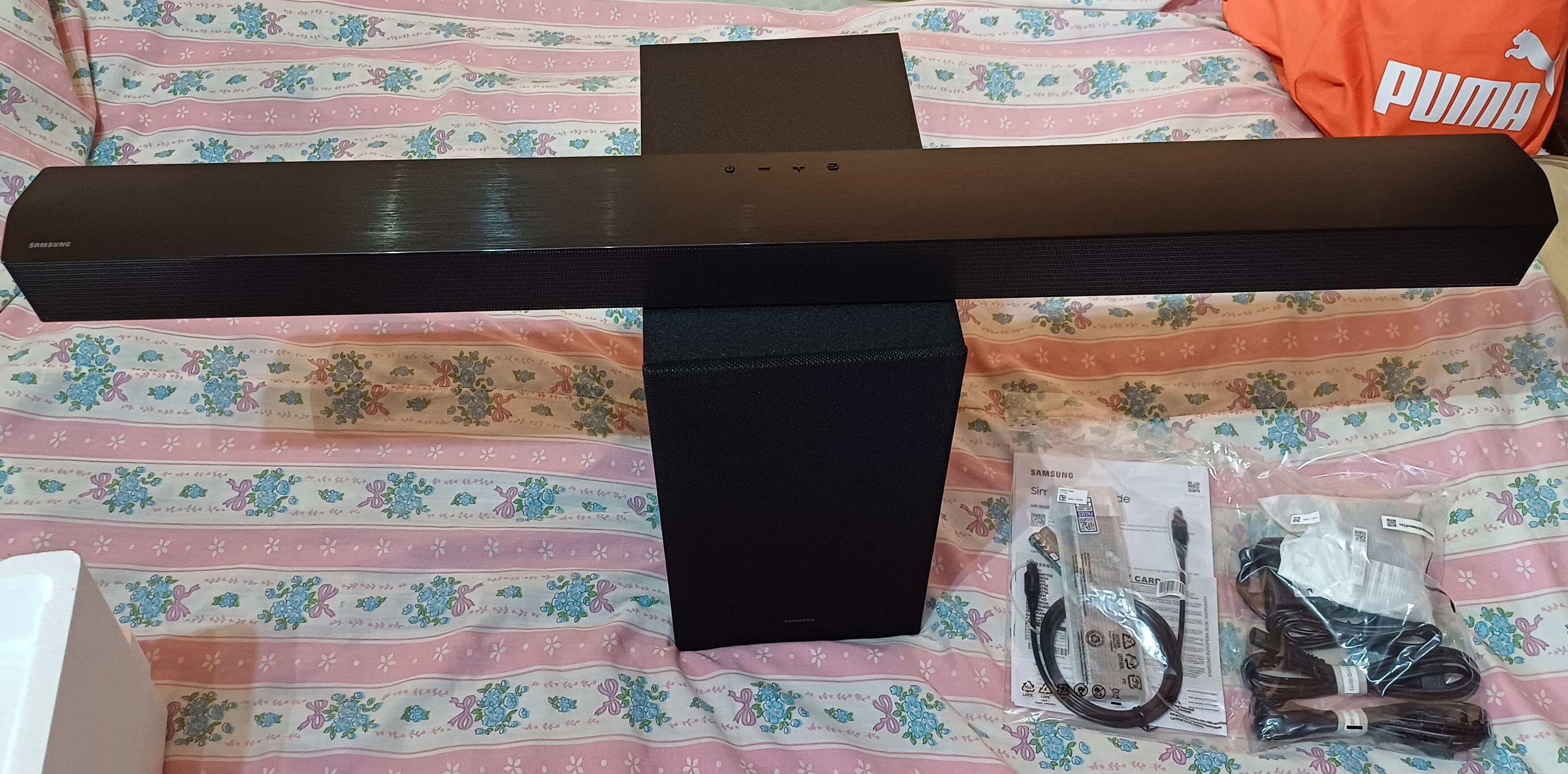 Soundbar Samsung HW-B650D, 3.1, 370W, Bluetooth, Subwoofer wireless, Dolby Digital, Negru