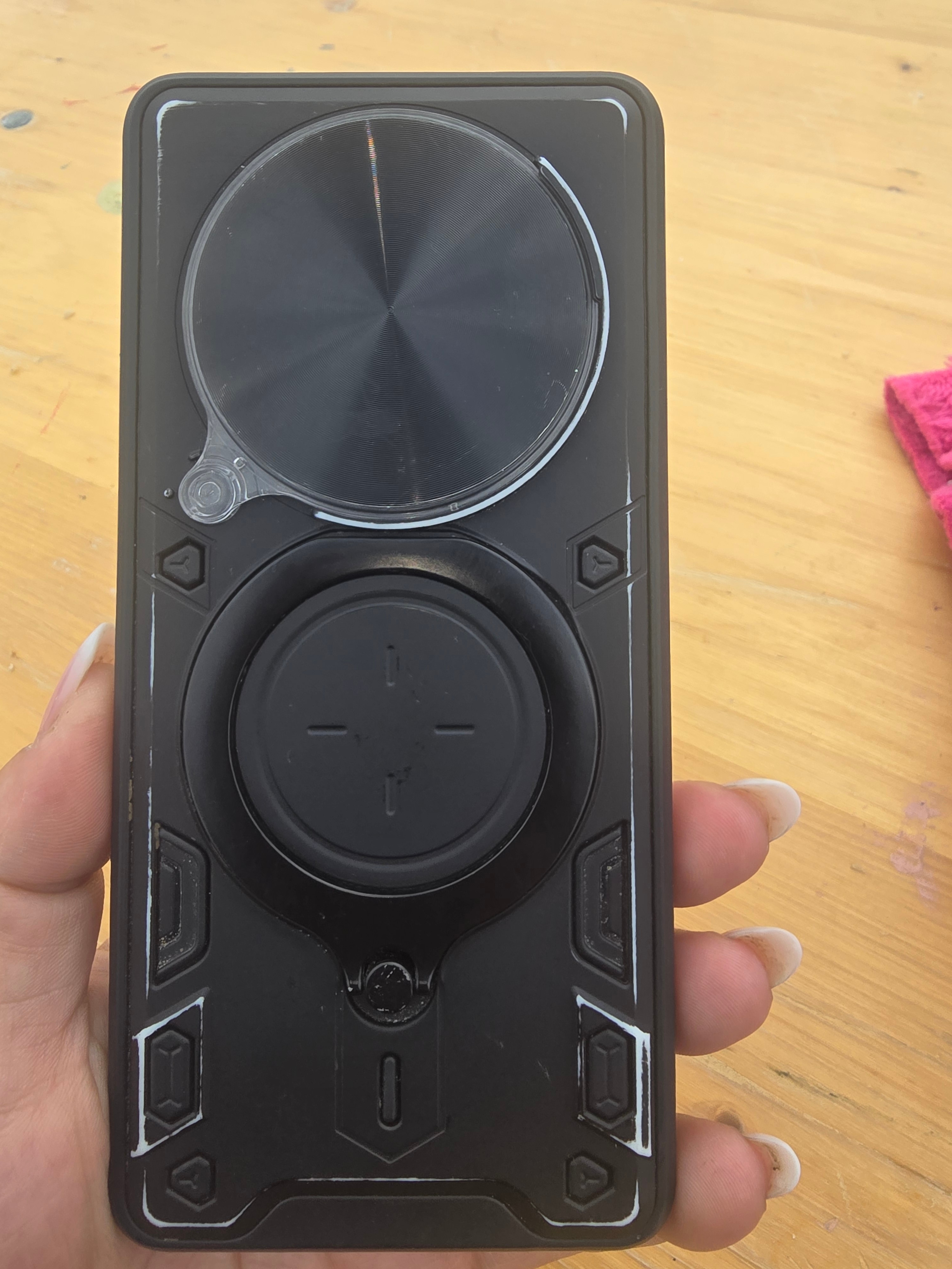 Husa pentru Honor Magic 7 Lite cu protectie pentru camera si suport magnetic integrat Ring Shockproof Mov