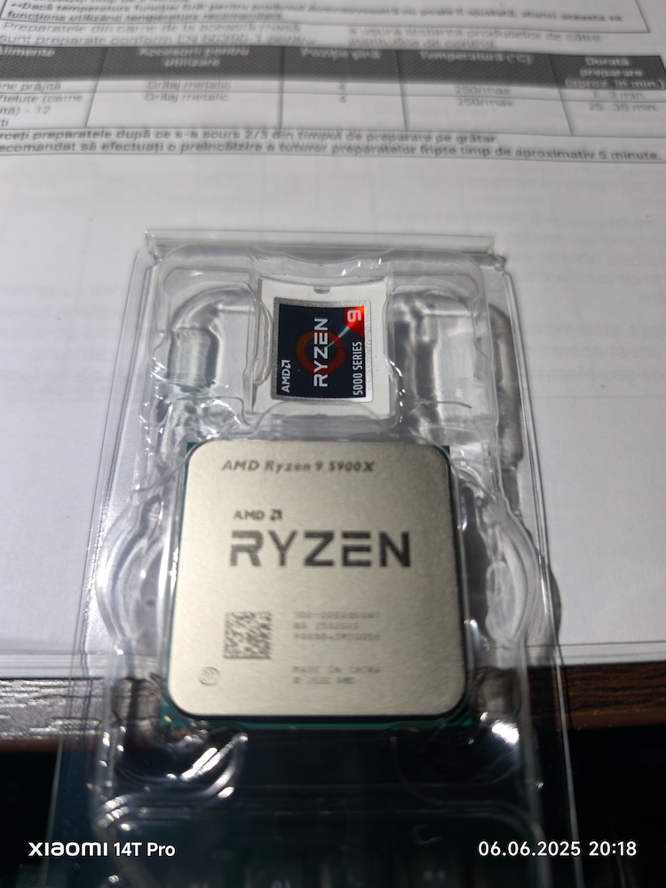 Amd Ryzen 9 5900x. Procesor , 70MB, 4.8GHz, Socket AM4 - eMAG.ro