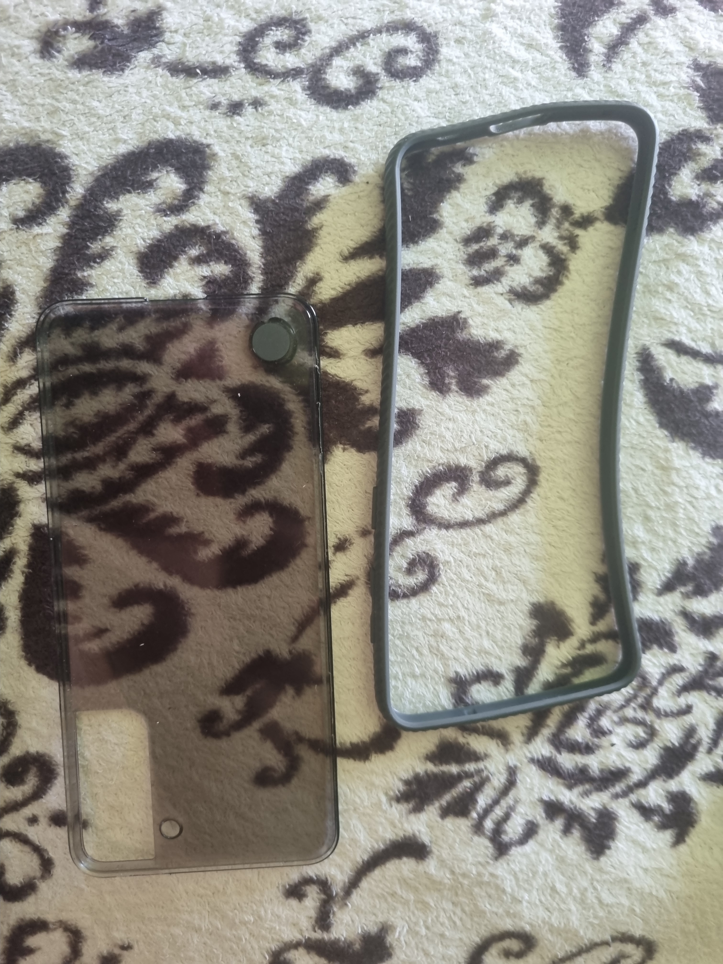 Husa de protectie Samsung Clear Protective Cover pentru Galaxy S21 Plus, Black