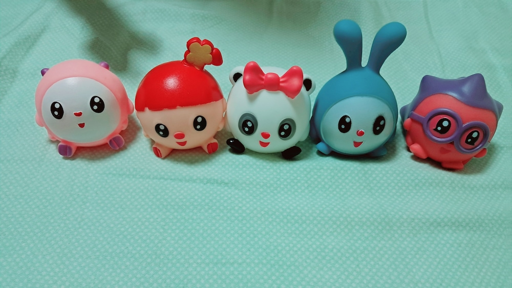 Set 5 Figurine Baby Ricky, multicolor, 7 cm - eMAG.ro