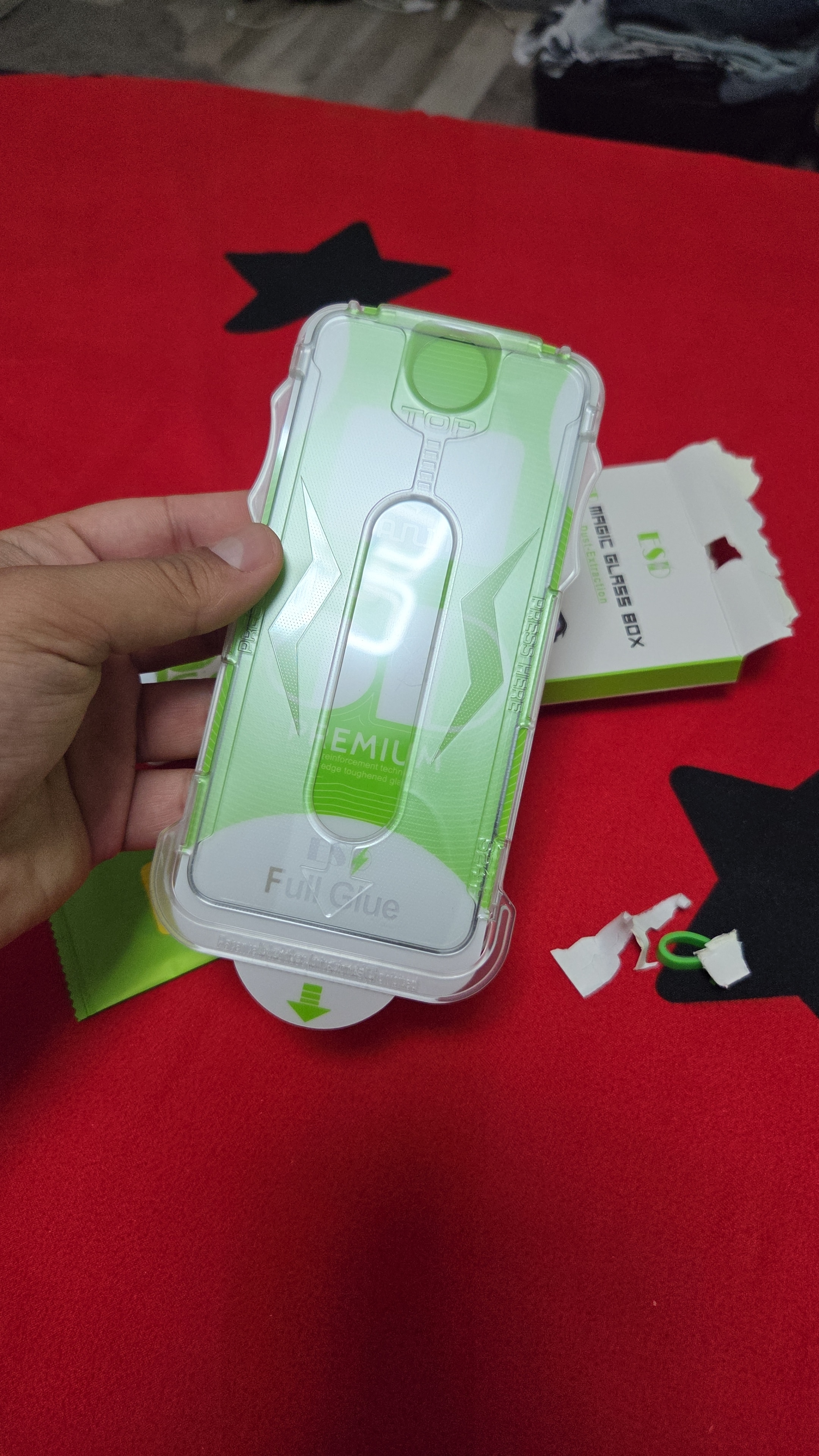 Folii de protectie telefoane, Protector de ecran HD, Sticla securizata, Anti-amprenta, 9H+, Pentru Samsung Galaxy S24 Plus/Galaxy S25 Plus, Ultra-clear, Vine cu un dispozitiv simplu de instalare pentru o pozitionare precisa