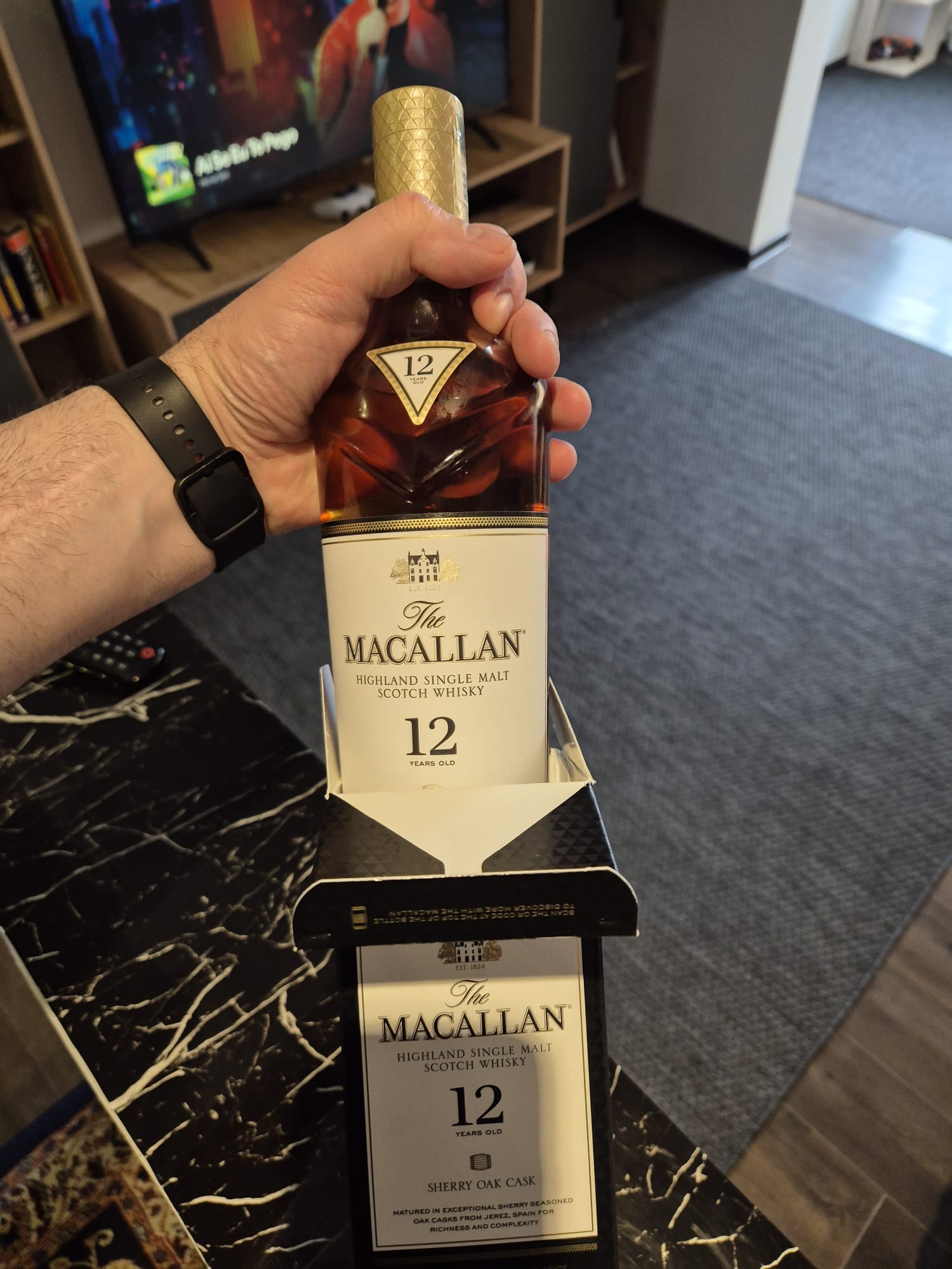 Whisky Macallan Sherry Cask, 12YO, 40%, 0.7L - eMAG.ro