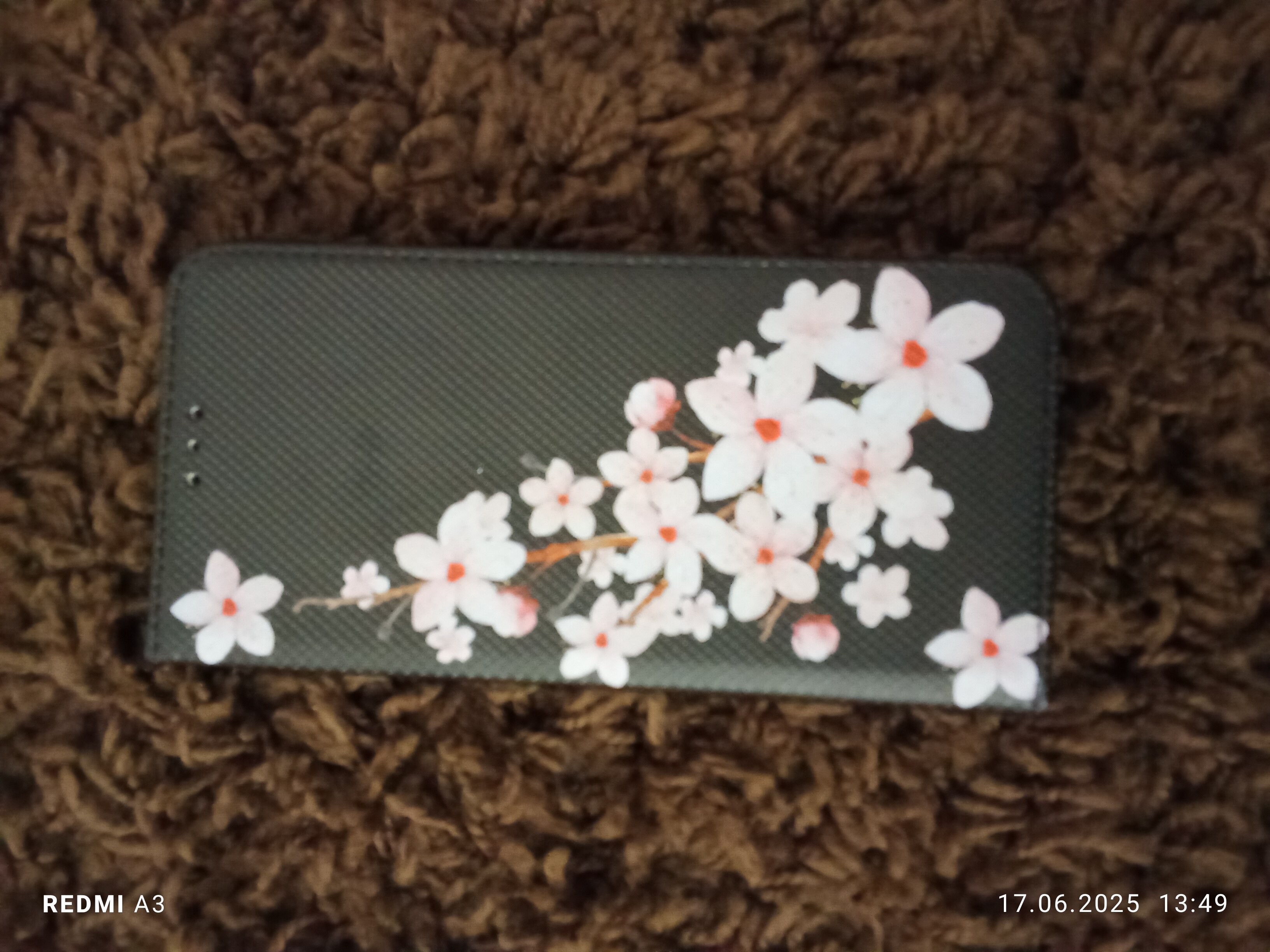 Husa pentru Samsung Galaxy A16, BestCase® Husa Tip Carte, Spring Flower, Protectie completa ecran si spate, Buzunar card, FLB 62