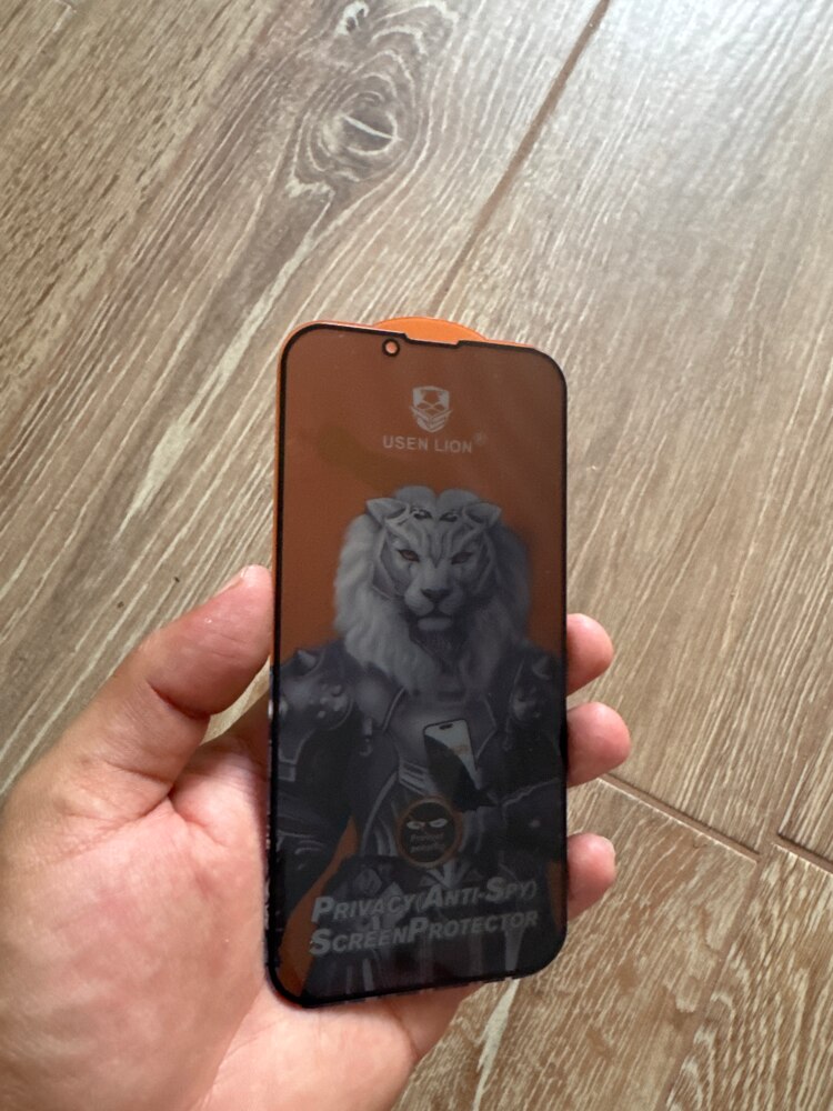 Folie Mata, Anti-orbire, Compatibila cu iPhone 15/15 Pro, Ecran, Sticla, Negru