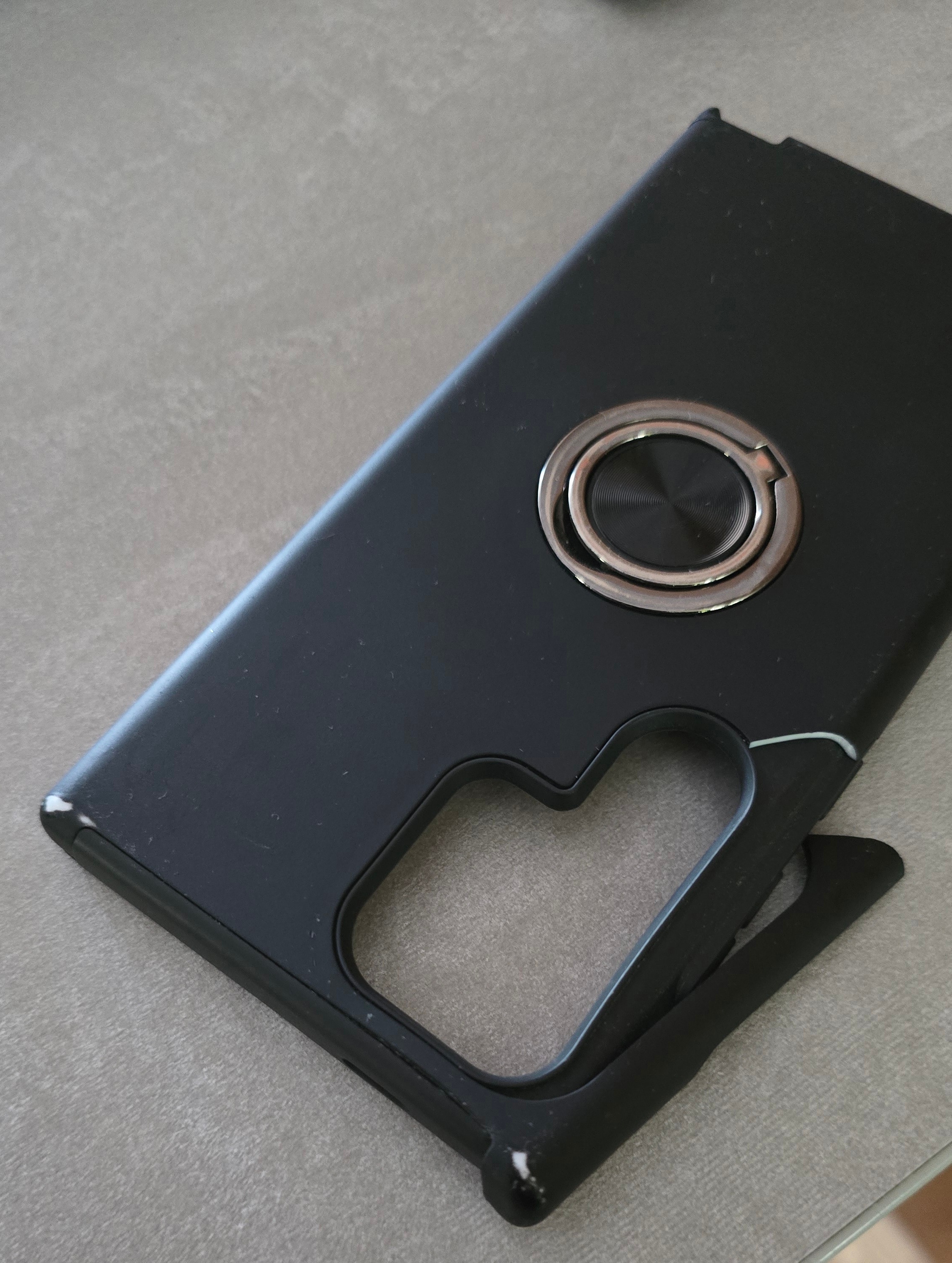 Husa pentru Samsung Galaxy S24 ULTRA, inel rotativ si Kickstand 360°, Protectie Militara Antisoc, cu disipare termica, Blue