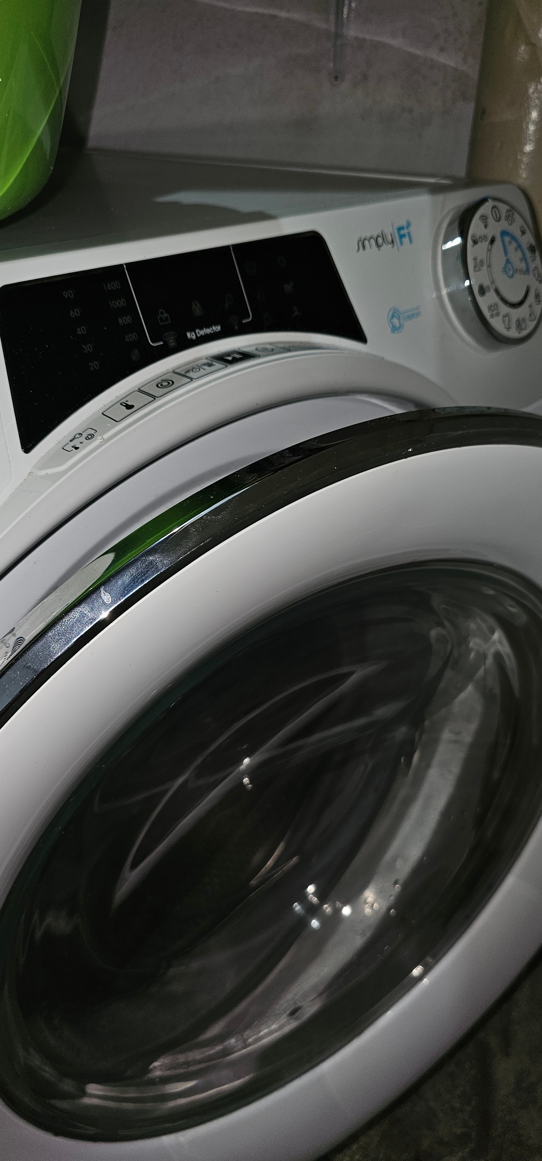 Masina de spalat rufe cu uscator Candy Rapido ROW4966DWMCE/1-S, 9 kg spalare, 6 kg, 1400 RPM, Clasa A, Motor Inverter, WiFi, Mix Power Systems, Alb
