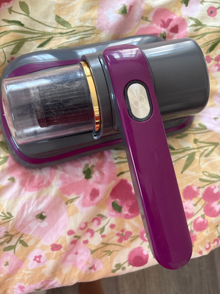 Aspirator Antiacarieni Tehnologie UV cu elemente de filtrare, Putere de Aspirare mare, Portabil cu acumulator si Multifunctional, Violet