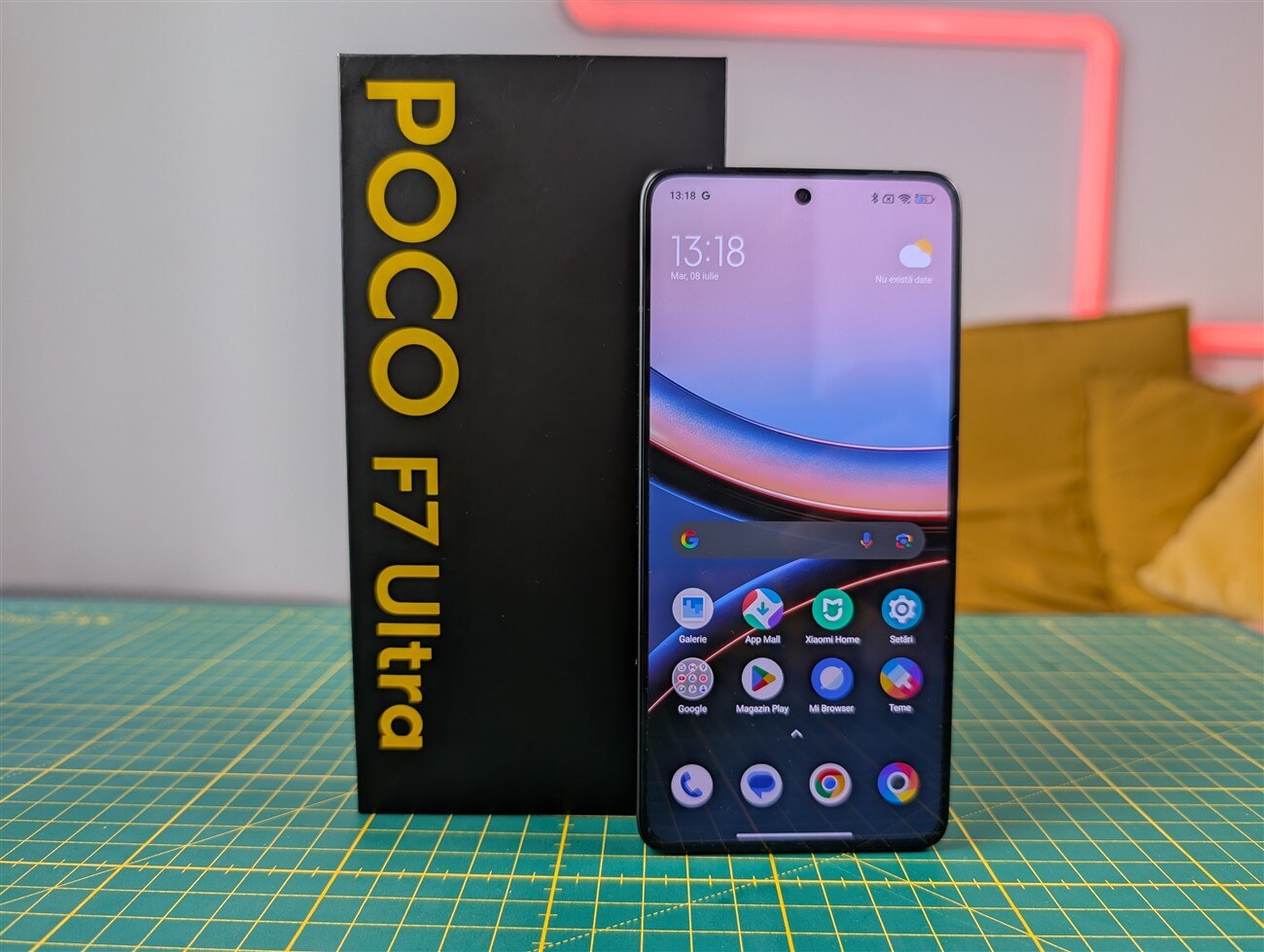 Telefon mobil Poco F7 Ultra, 12GB RAM, 256GB, 5G, Yellow