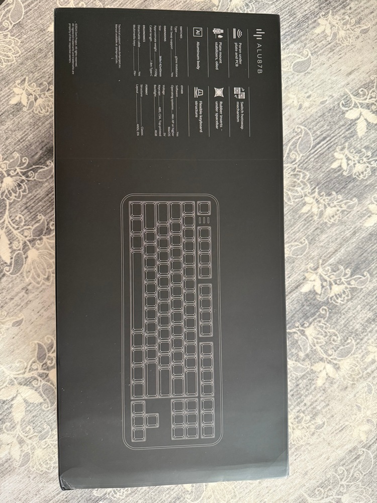 Dark Project Bushido - Tastiera meccanica da gioco in alluminio, con cavo USB, RGB, G3MS Moonstone, sostituibile a caldo, stabilizzatori ingrassati, TKL in alluminio, nero/bianco