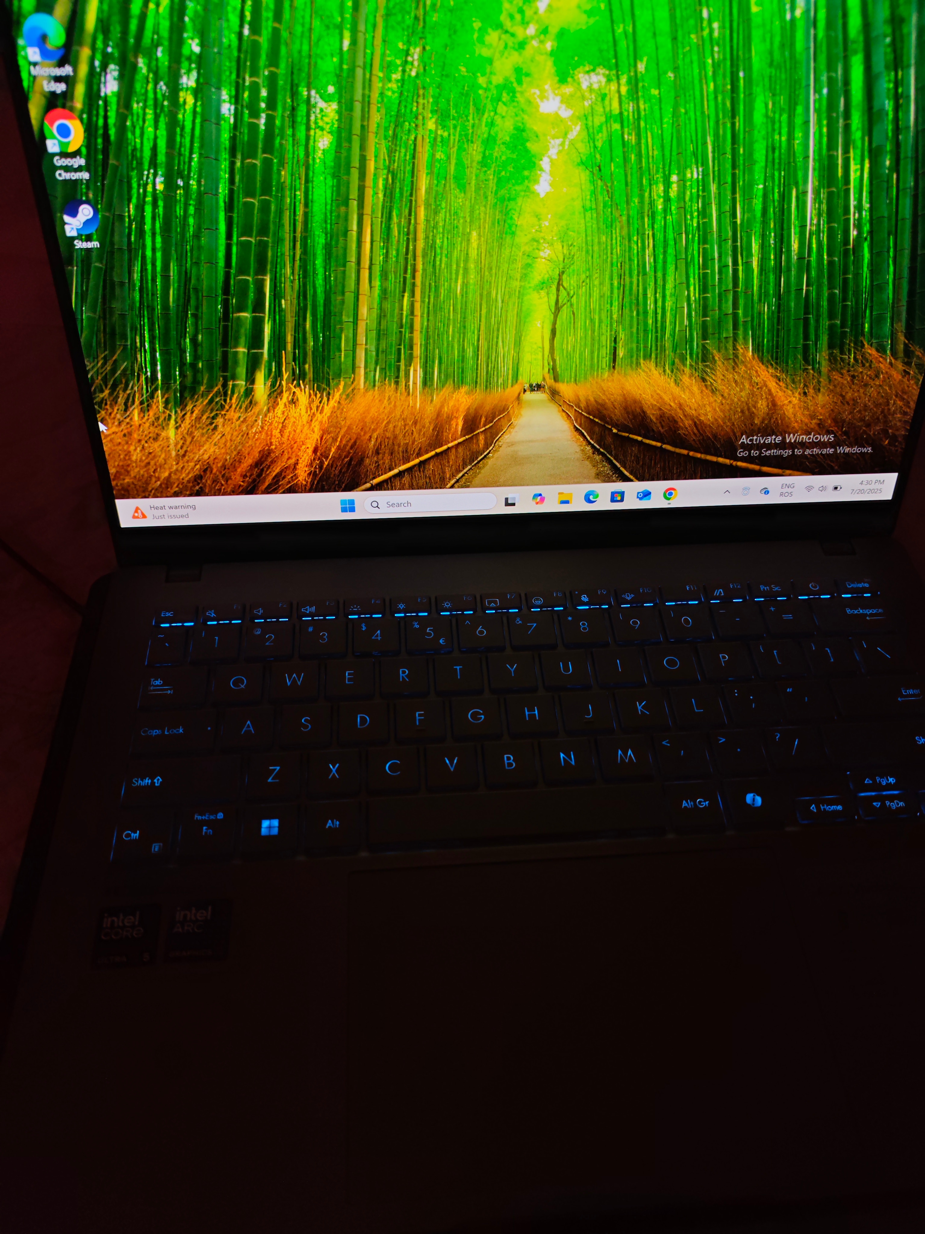 Laptop ASUS Vivobook S 14 S5406SA cu procesor Intel® Core™ Ultra 5 226V pana la 4.5GHz, 14'', WUXGA, OLED, 16GB LPDDR5X RAM, 1TB SSD, Intel® Arc™ Graphics, Windows 11 Pro, Mist Blue