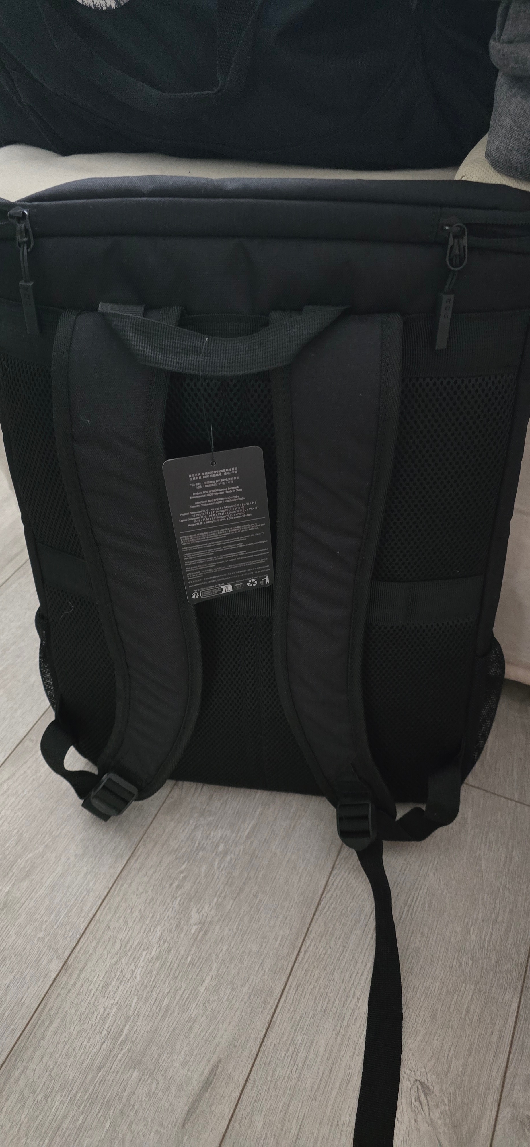 Rucsac laptop ASUS BP1800 ROG 18", 49 x 33.5 x 14.5 cm, Negru