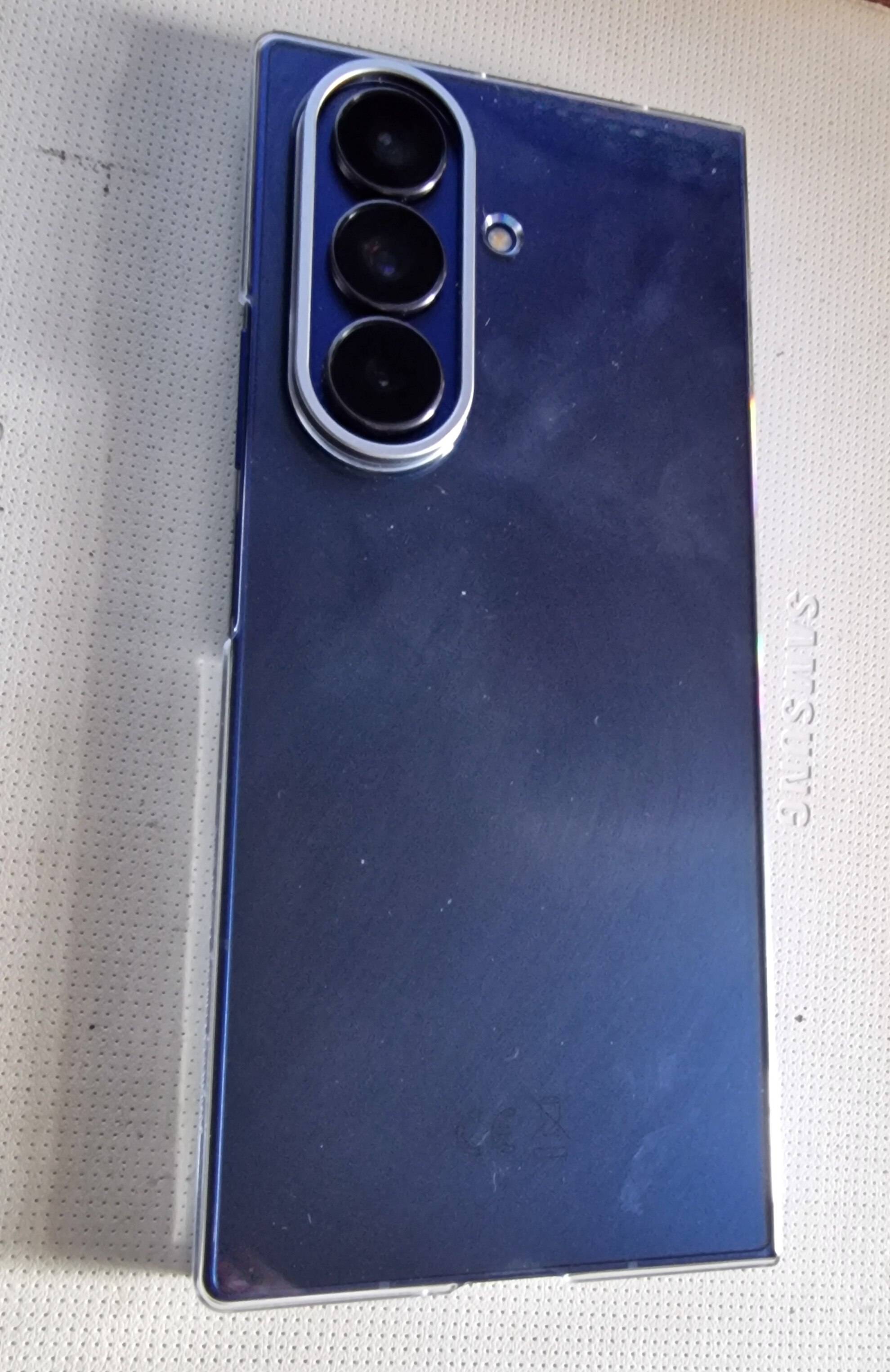 Husa de protectie Samsung Clear Case pentru Galaxy Fold7, Transparent