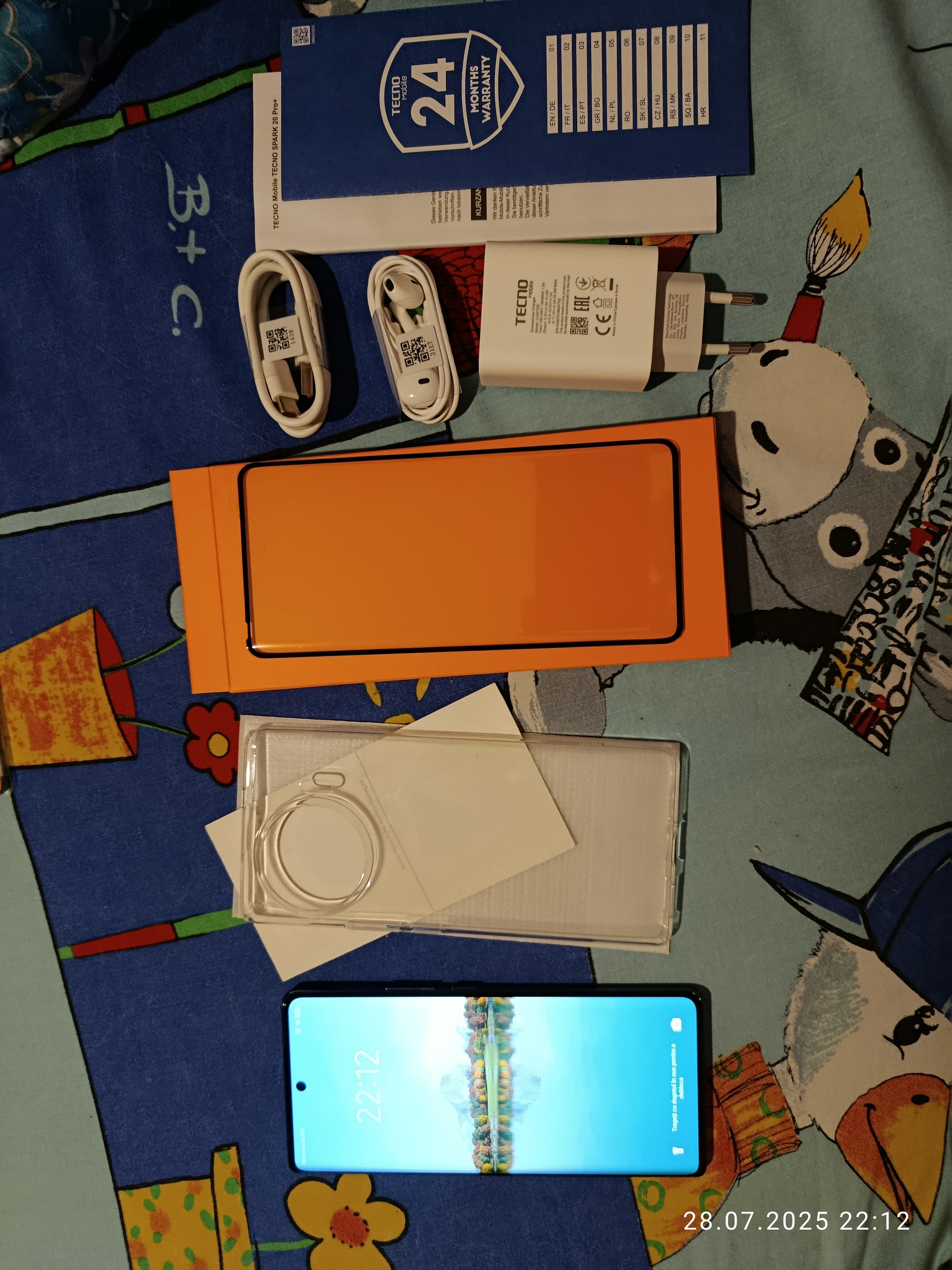 Telefon mobil Tecno Spark 20 Pro+, Dual SIM, 256GB, 8GB RAM, Temporal Orbits