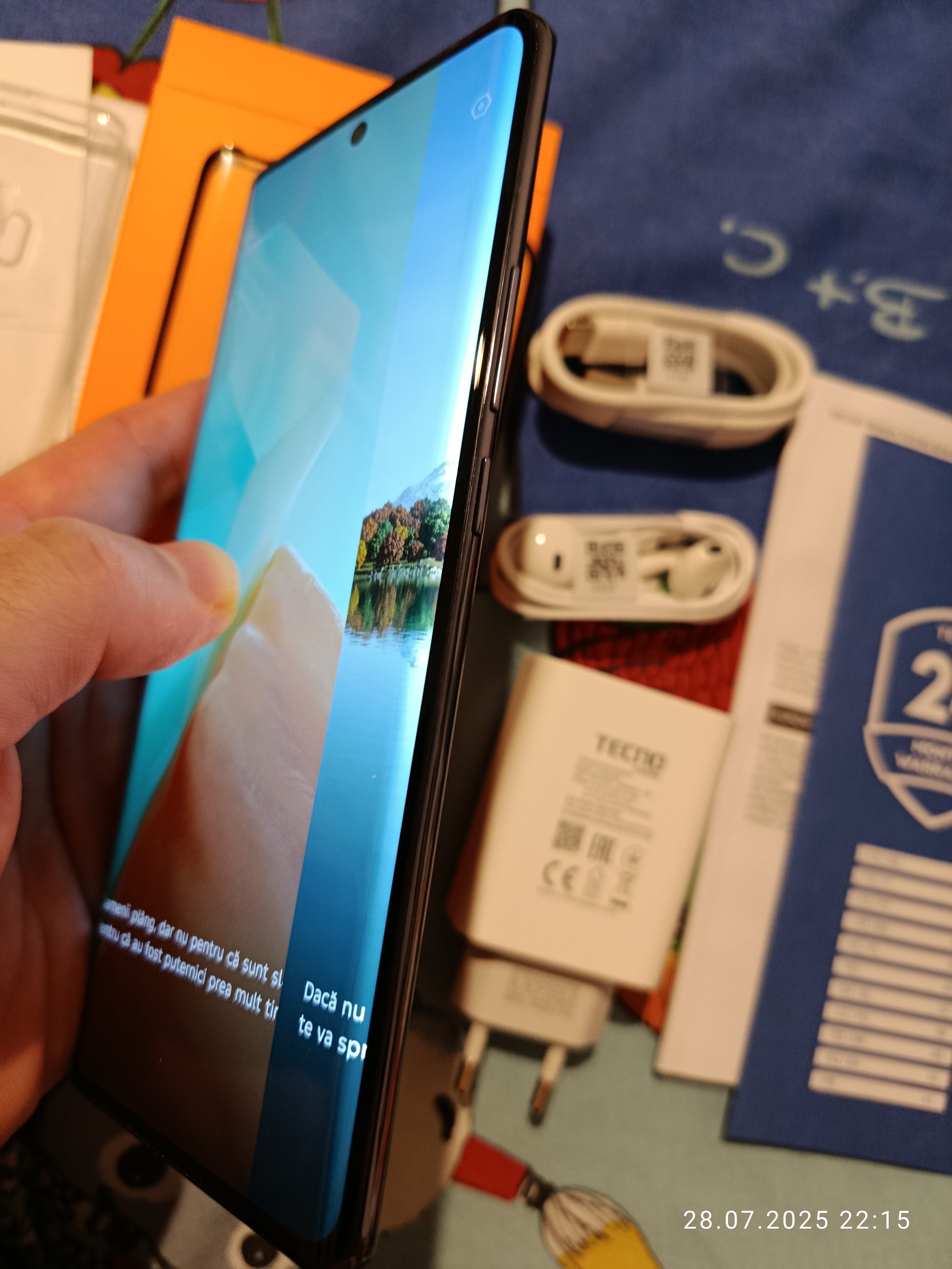 Telefon mobil Tecno Spark 20 Pro+, Dual SIM, 256GB, 8GB RAM, Temporal Orbits
