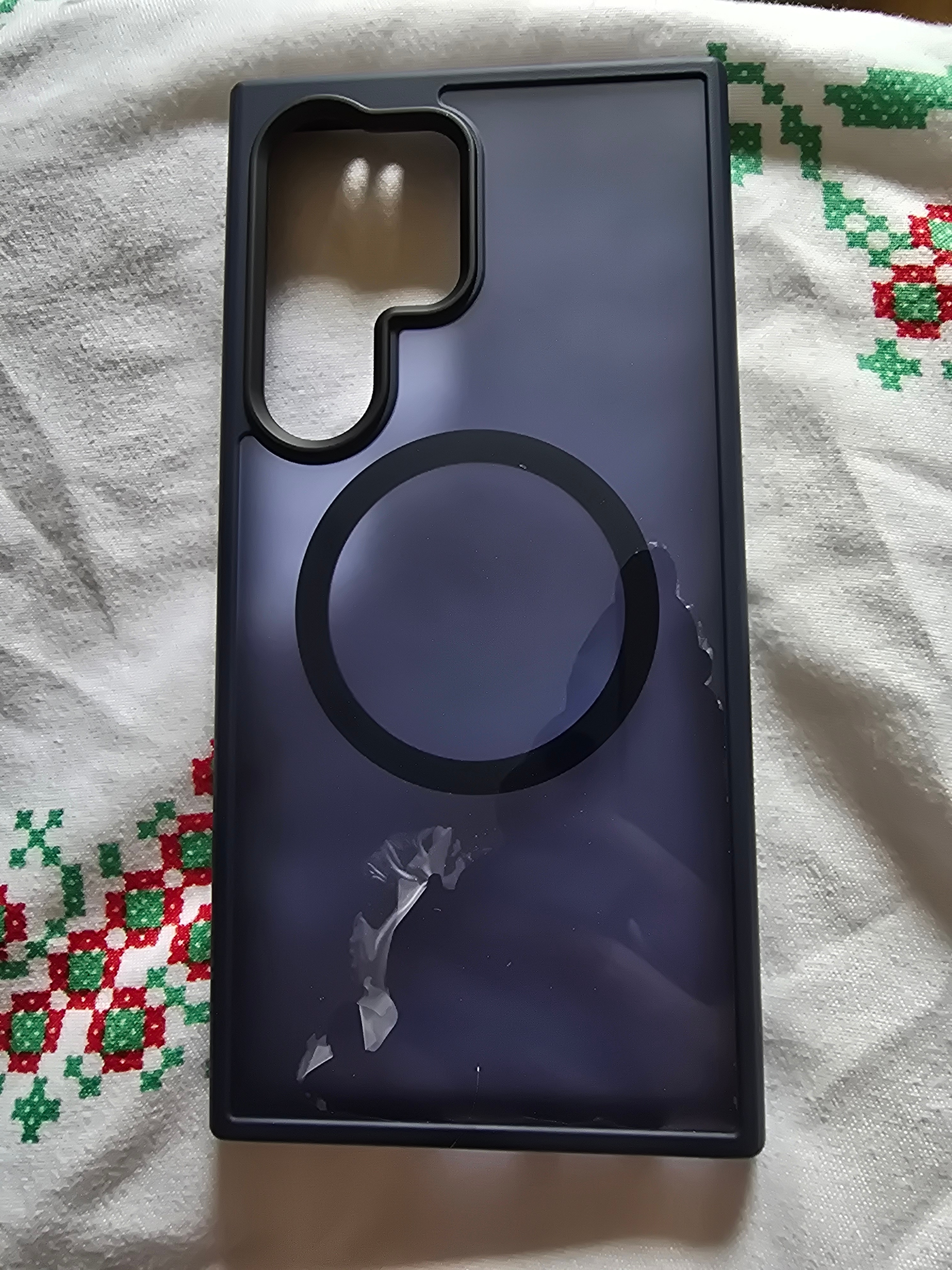 Husa de Protectie, Compatibila Samsung Galaxy S24 Ultra, Doctor Shield Fantom, MagSafe - Albastru