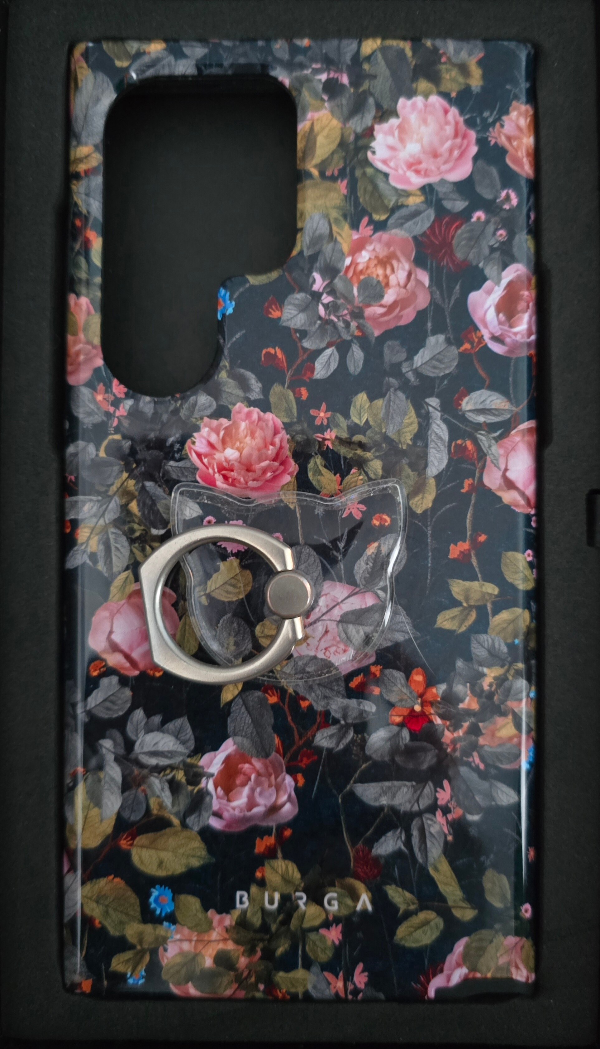 Husa Burga Dual Layer Bloomy Garden compatibila cu Samsung Galaxy S24 Ultra