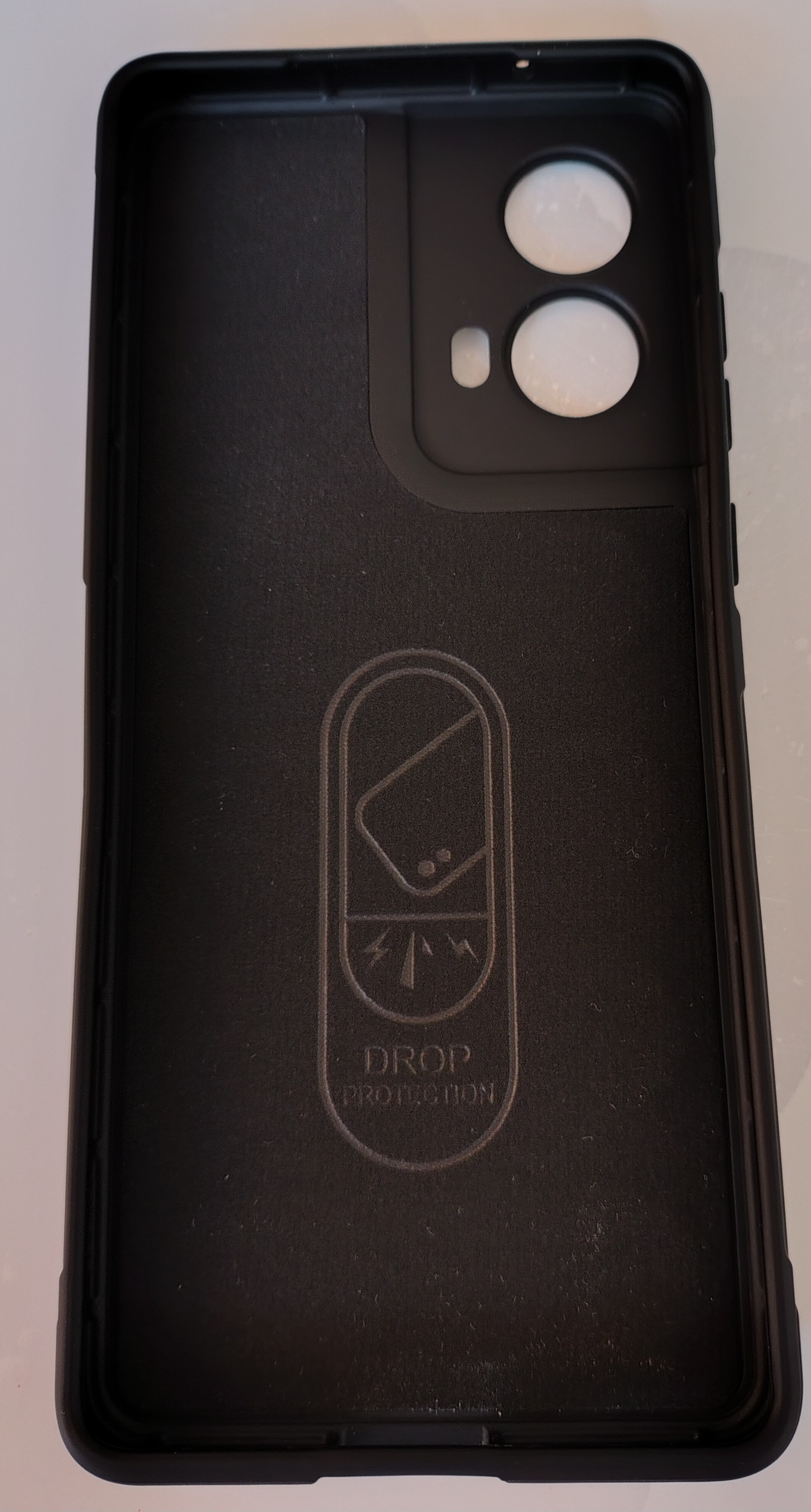 Husa telefon, pentru Motorola Moto G85 5G De inalta calitate subtire si usoara periata confortabila TPU Soft Feel, Carbon Fiber Negru