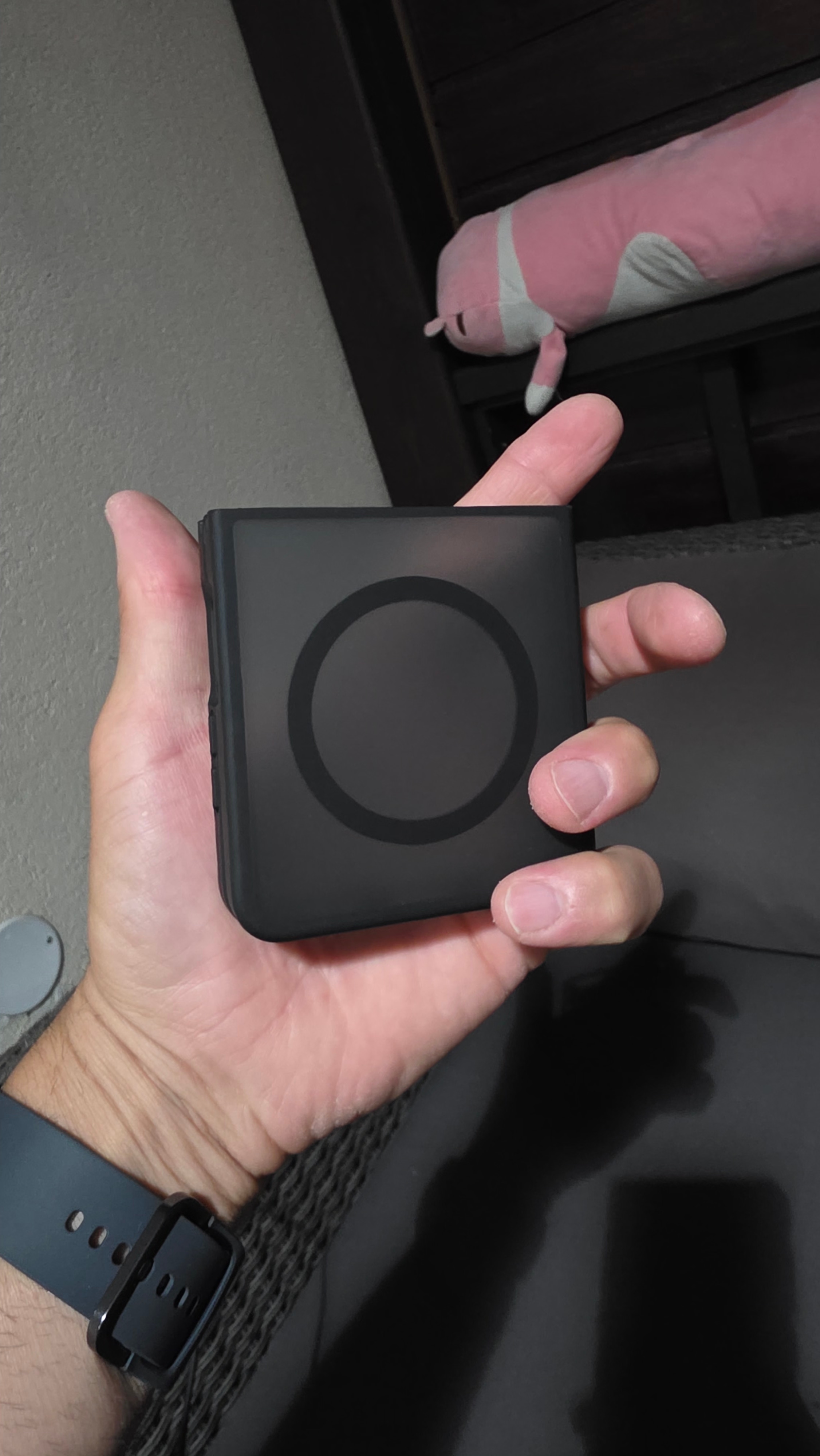 Husa de Protectie, Compatibila Samsung Galaxy Z Flip7, Doctor Shield Fantom, MagSafe - Negru