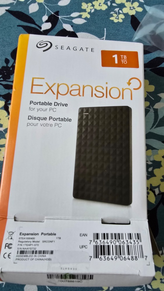 HDD extern Seagate Expansion Portable 1TB, 2.5