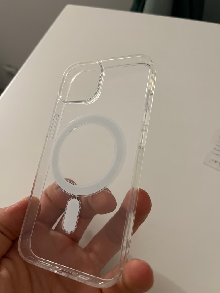 Husa Transparenta MagSafe, compatibila cu Apple iPhone 13