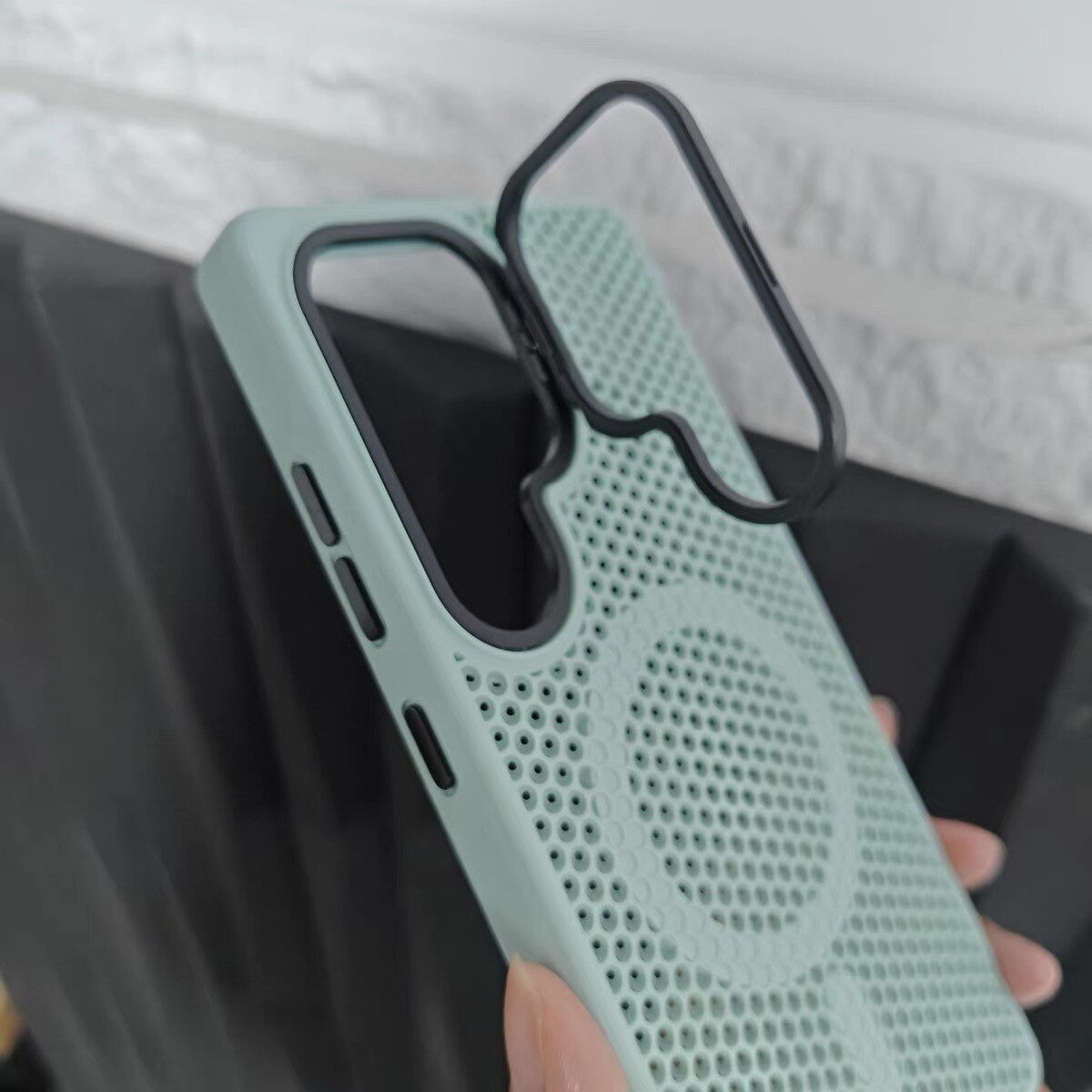 Husa telefon compatibila cu Samsung Galaxy S25 Ultra, Protectie Colturi, Ultra Protect, Anti-Shock Protection Hard, Technology Air Cushion, albastru