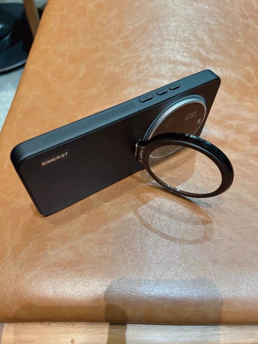 Husa Compatibil pentru Xiaomi 15 Ultra, cu suport invisibil, spate mat, anti-soc, protectie completa pentru camera, argintiu