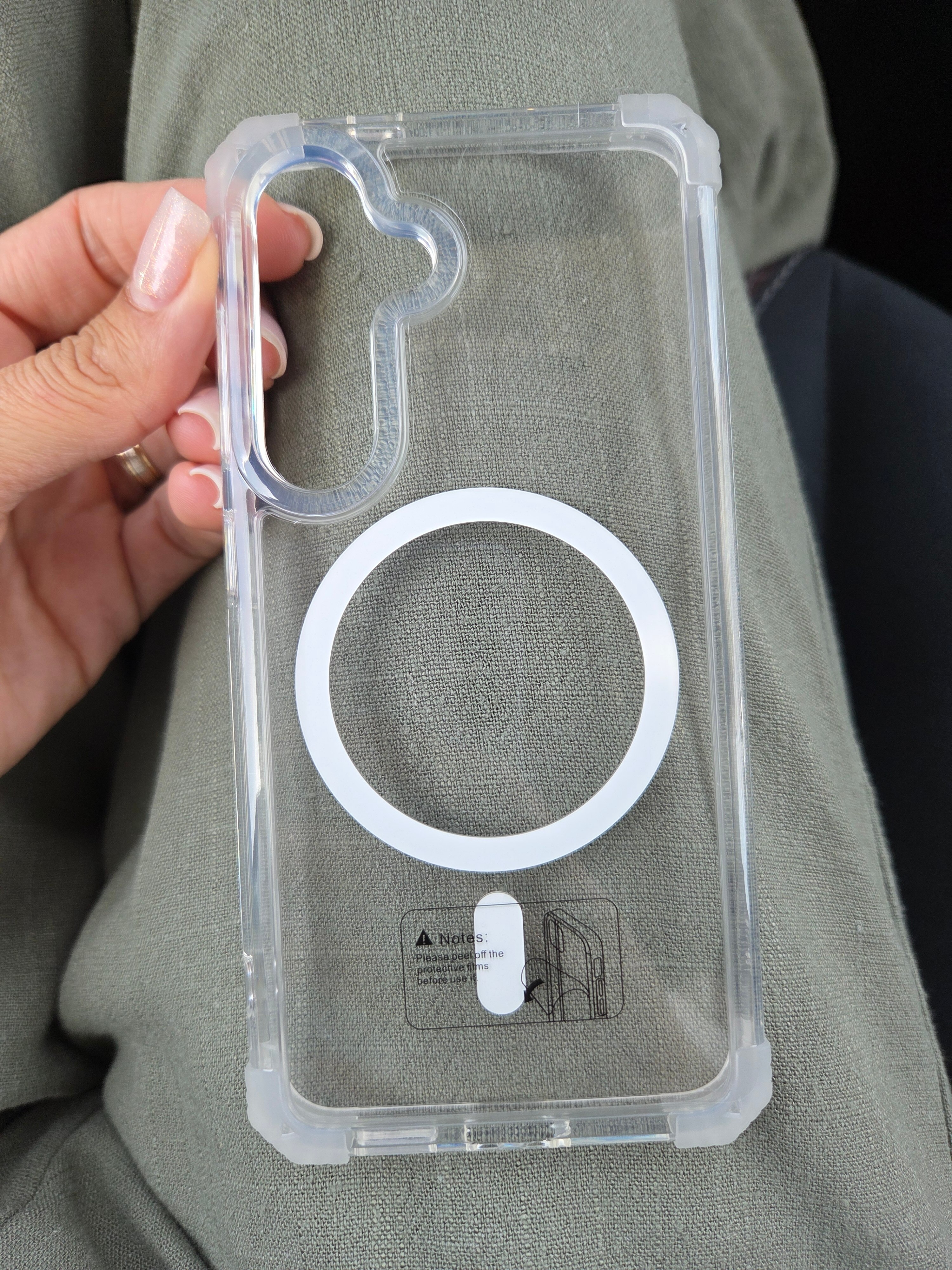 Husa compatibila cu Samsung Galaxy S25, YSBER, pentru telefon mobil cu protectie pentru camera, Tehnologie MagSafe, rezistenta la socuri, Roz