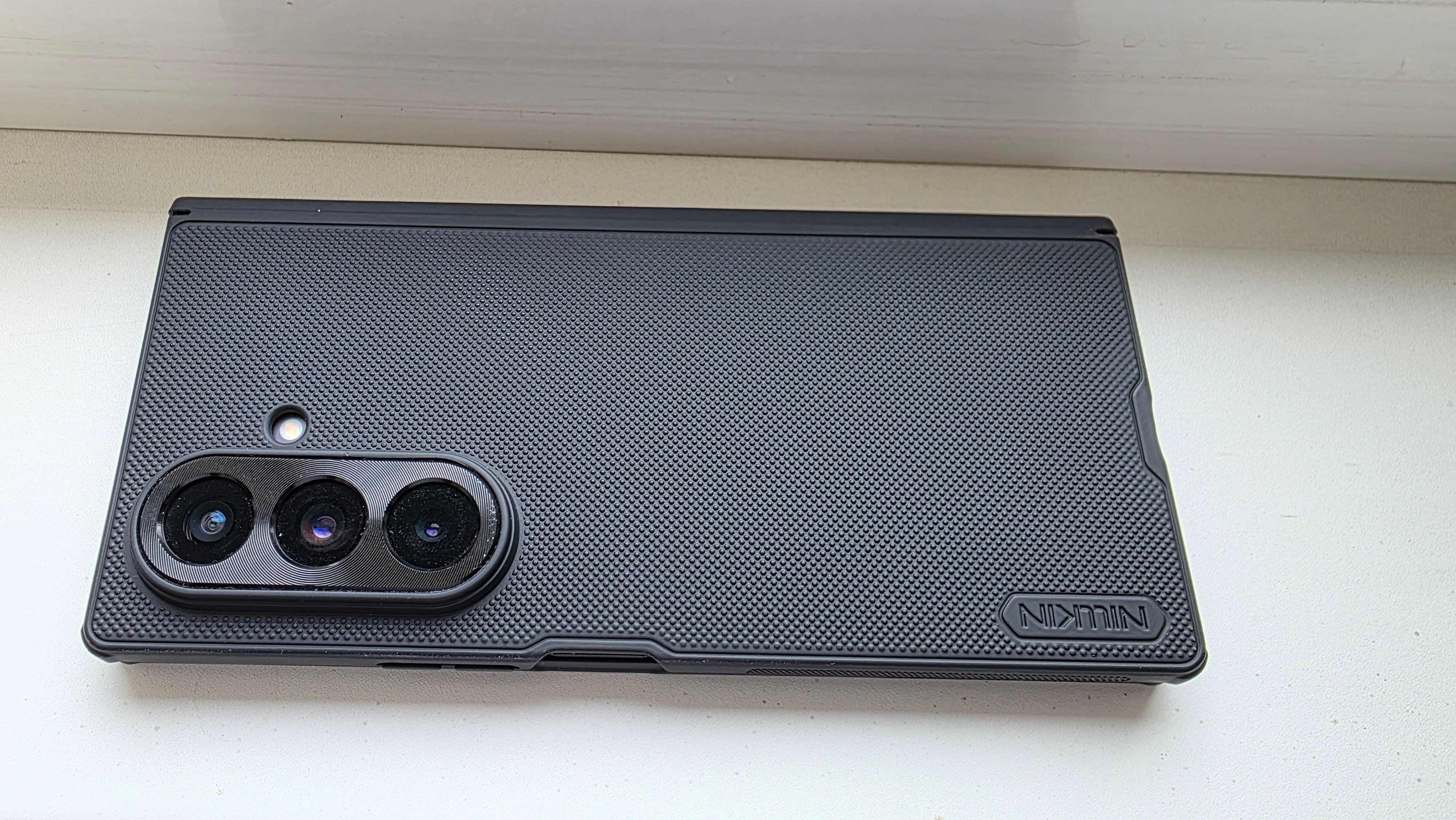 Husa, Nillkin Frosted Shield Fold pentru Samsung Galaxy Z Fold7, Negru