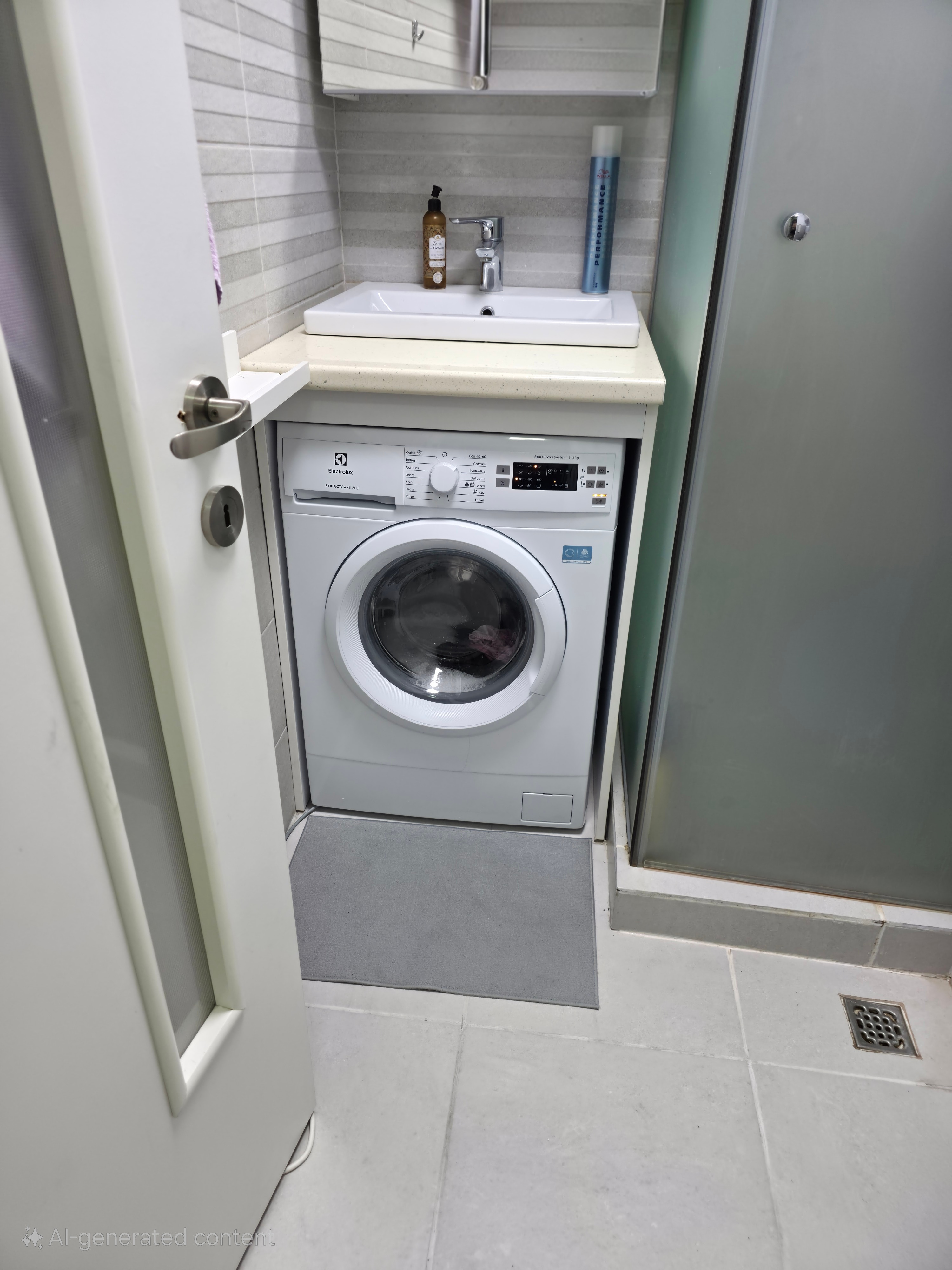 Masina de spalat rufe slim Electrolux EW6SN506W, 6 kg, 1000 rpm, Clasa D, Afisaj LED, Sensicare, Alb