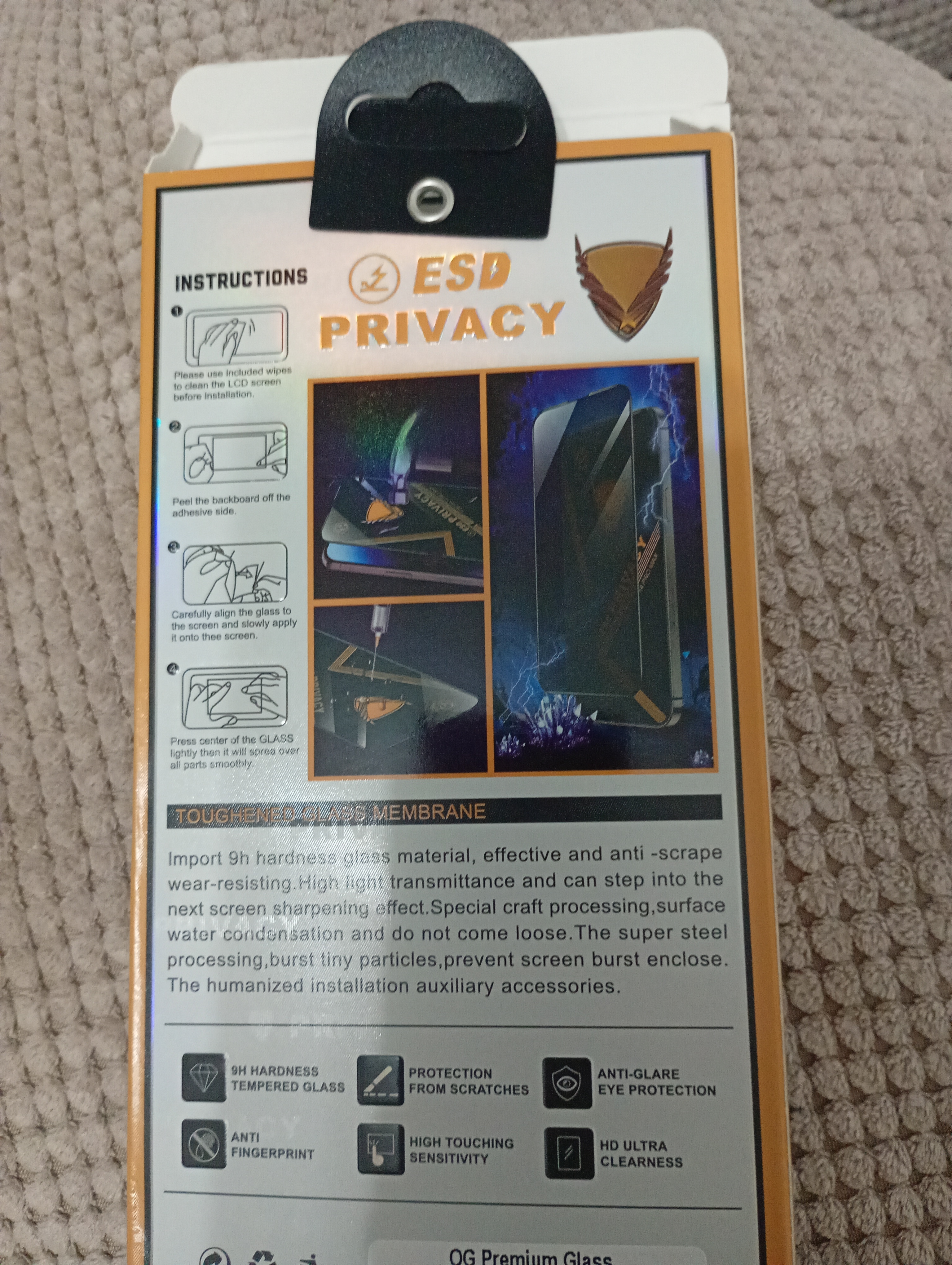 Folie Sticla Privacy pentru Samsung Galaxy A17 5G Daden MaxProtection, Full Cover, Protectie Profesionala, Ultra Rezistenta, Calitate Premium
