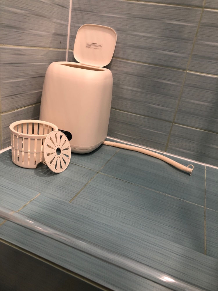 Masina de spalat mini, capacitate mare de 9L, 10W, economie de energie verde, galben crem