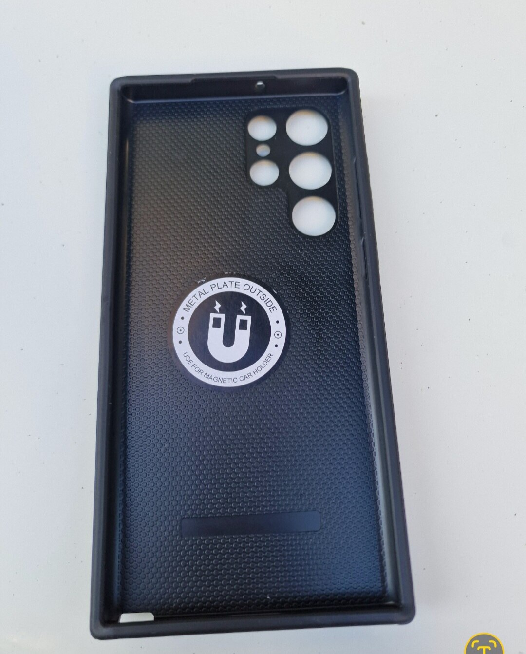 Husa pentru Samsung Galaxy S22 ULTRA, inel rotativ 360° si Kickstand, Protectie Militara Antisoc, cu disipare termica, Silver