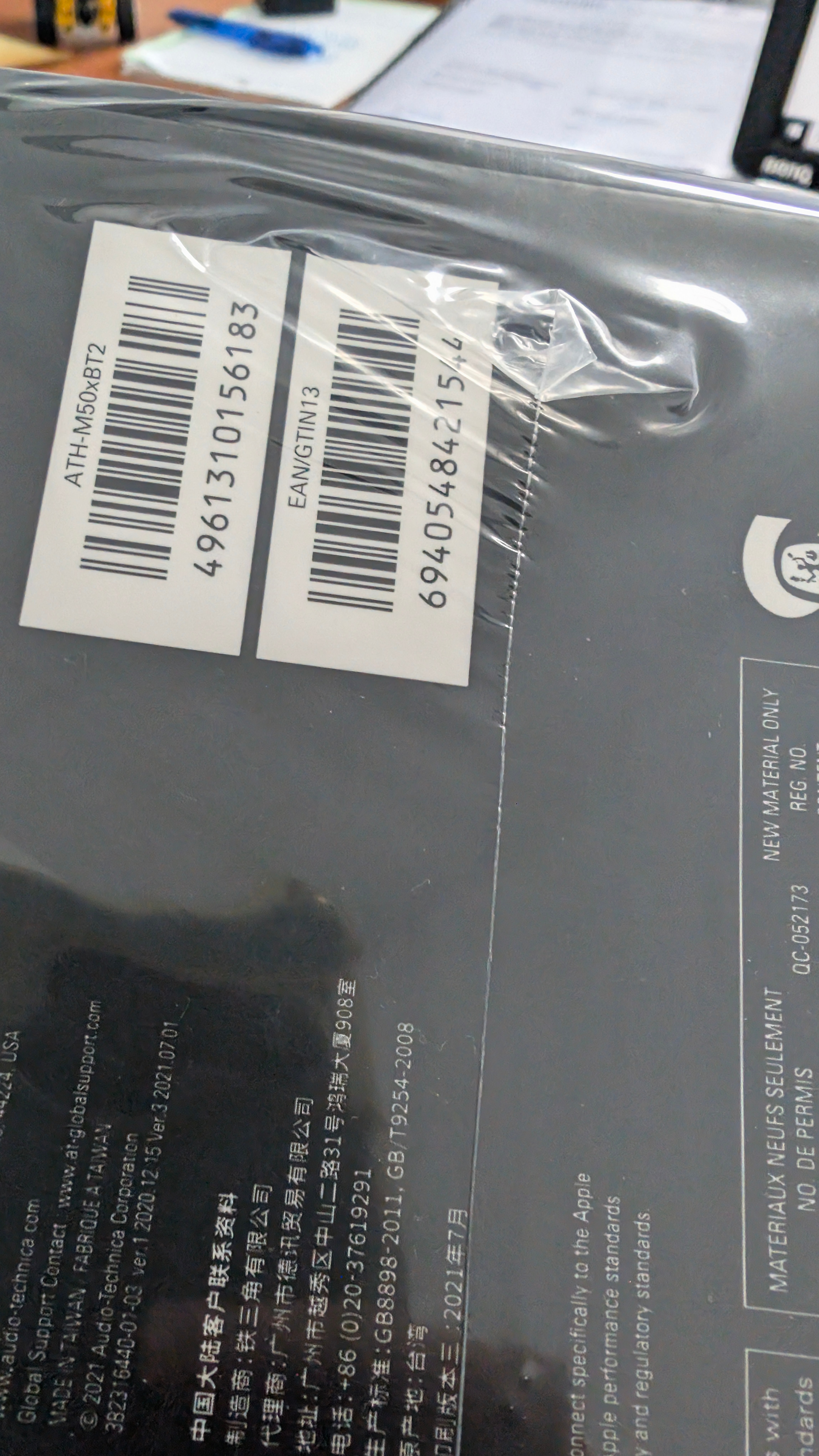 Casti audio tip Dj Audio-Technica ATH-M50xWH, Alb