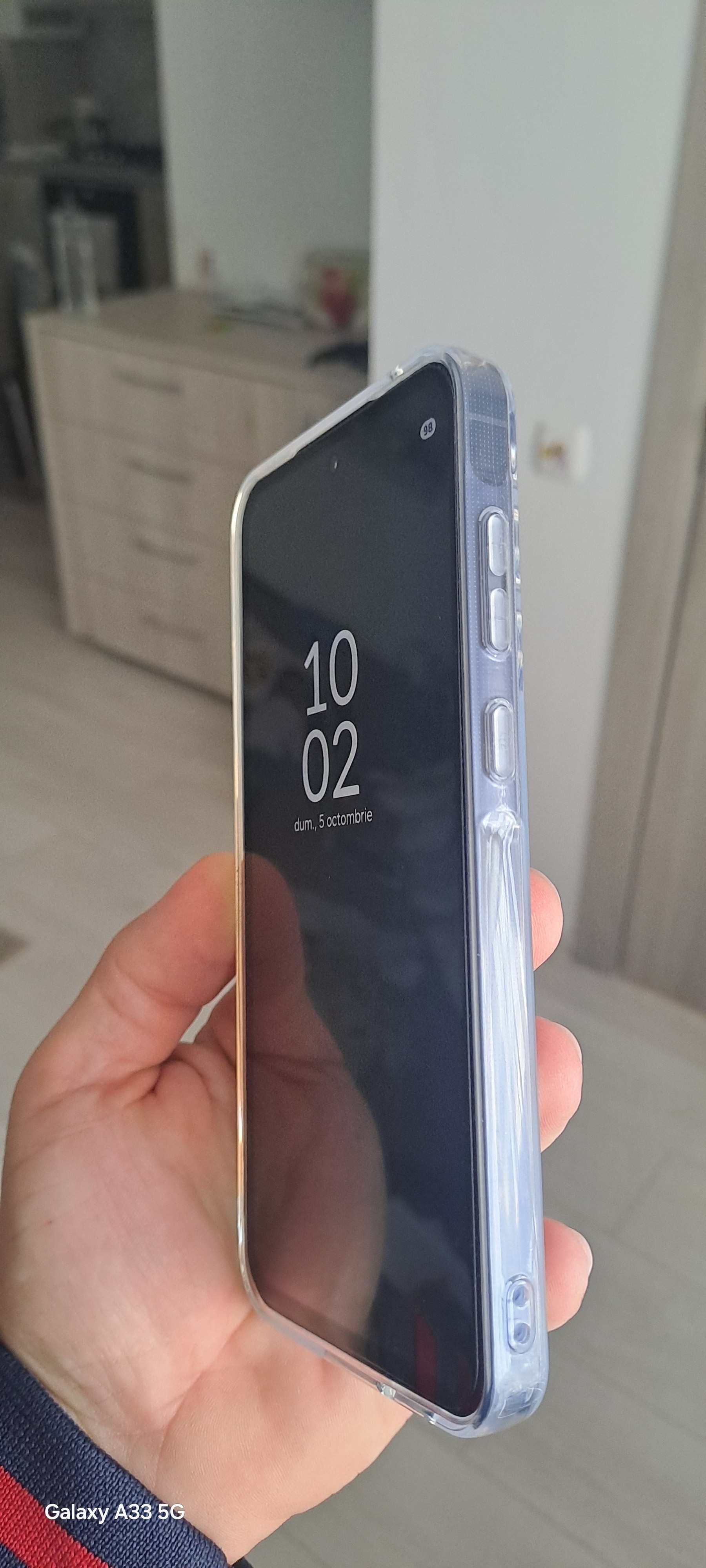 BestCase® Husa pentru Samsung Galaxy A55, Shine Glitter, Transparent