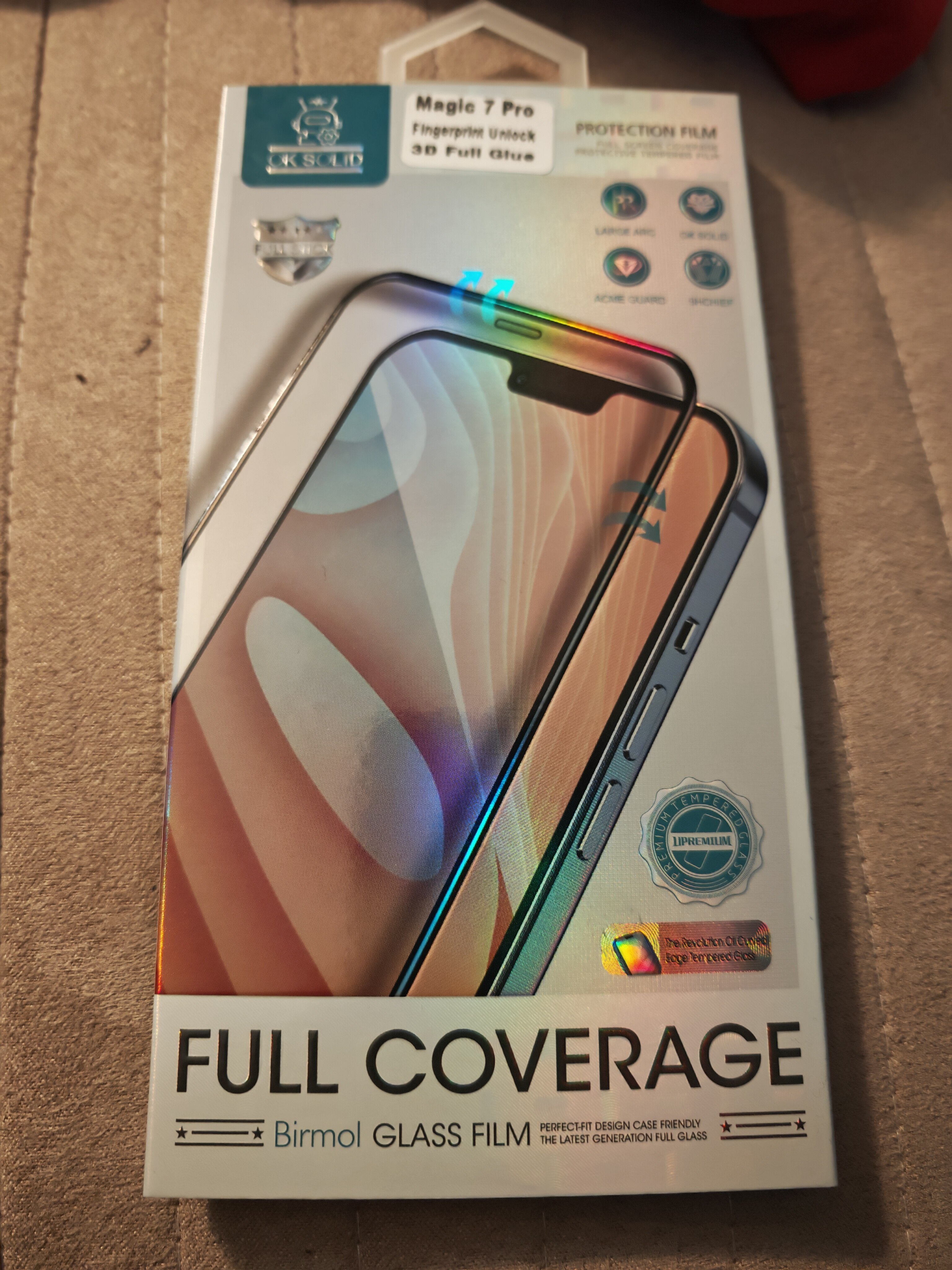 Folie din sticla 5D securizata, Compatibila cu Honor Magic7 Pro, Full Glue, Premium, Neagra