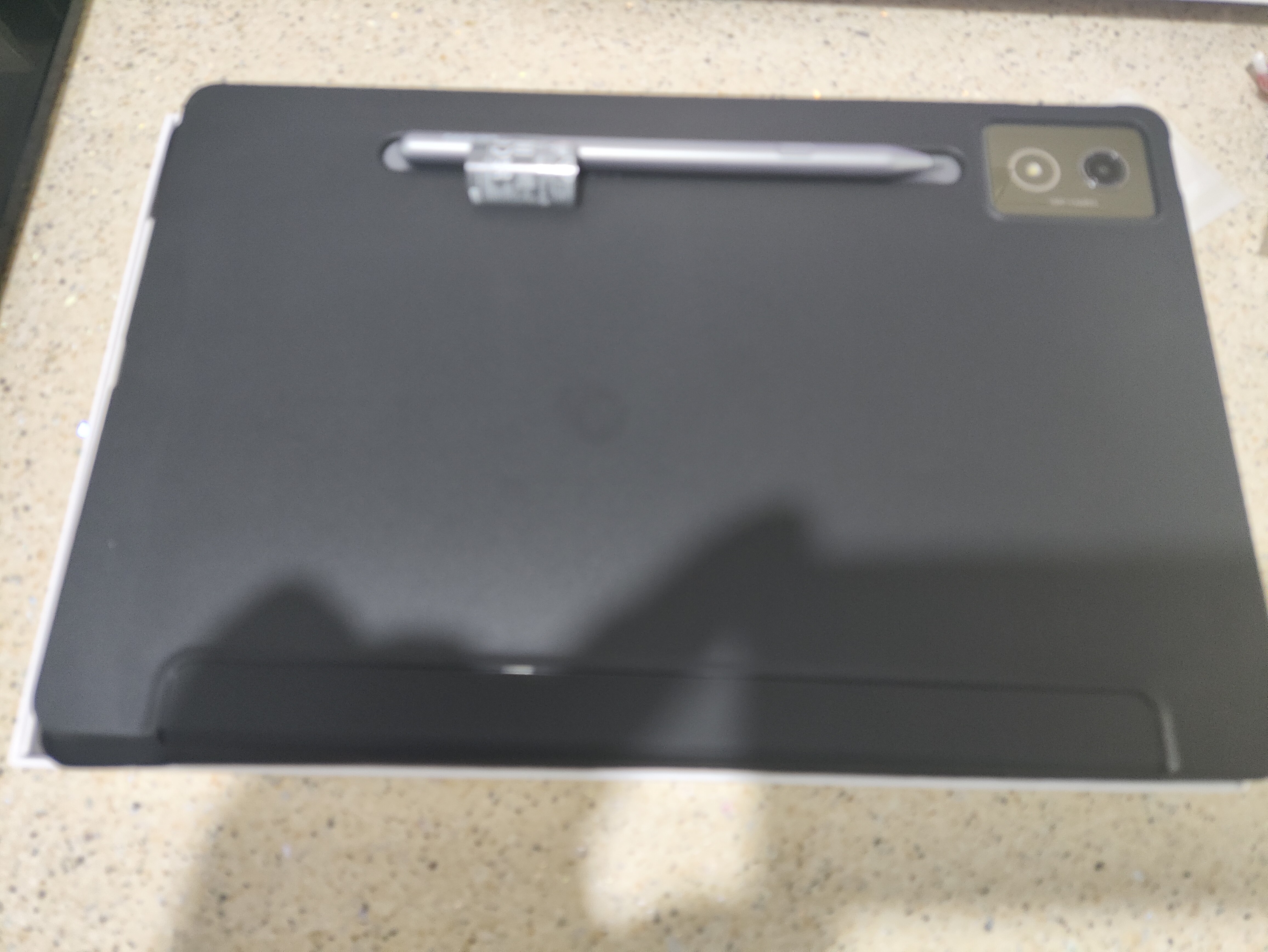 Husa Ultra Slim pentru Lenovo Idea Tab Pro, 12.7" (2025), Silicon TPU, Smart Cover - Negru
