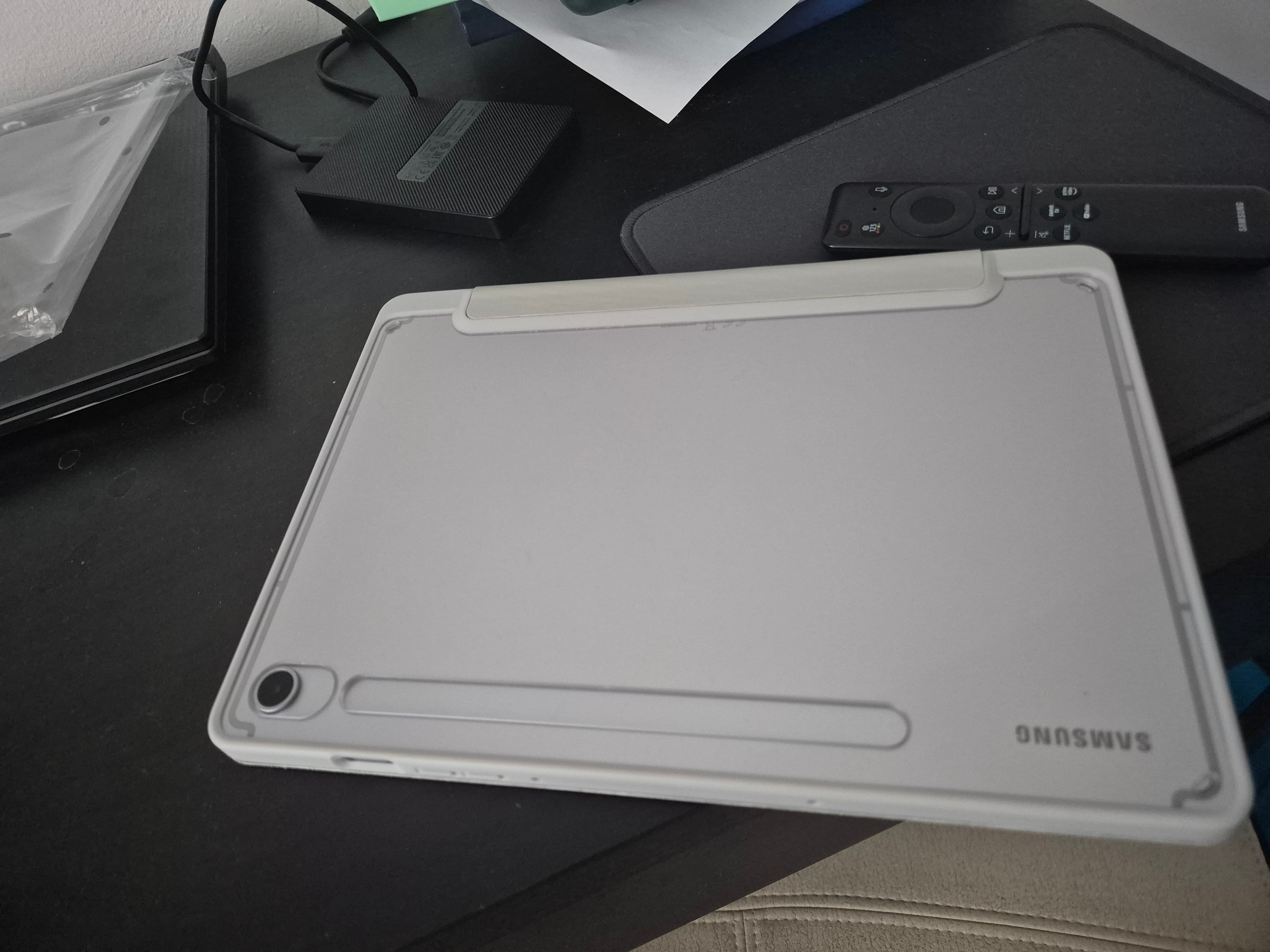 Husa Smart Cover compatibila cu Samsung Galaxy Tab S10 Lite /S10 FE 11inch, Slot Pen, Verde Inchis, TELGORBCS
