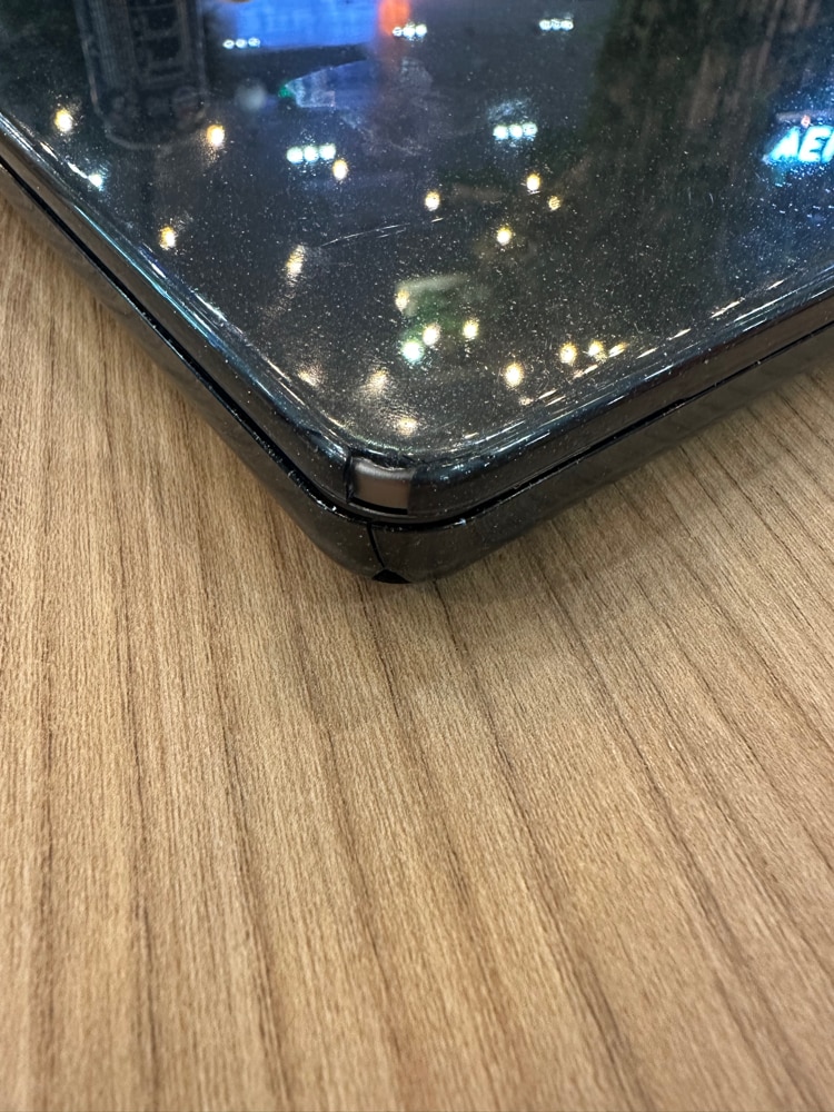 Carcasa Glitter Hard Shell pentru MacBook Air 15 (2026/2025/2024/2023) M5/M4/M3/M2 (A3448/A3241/A3114/A2941), Husa & Protectie MacBook, Negru transparent