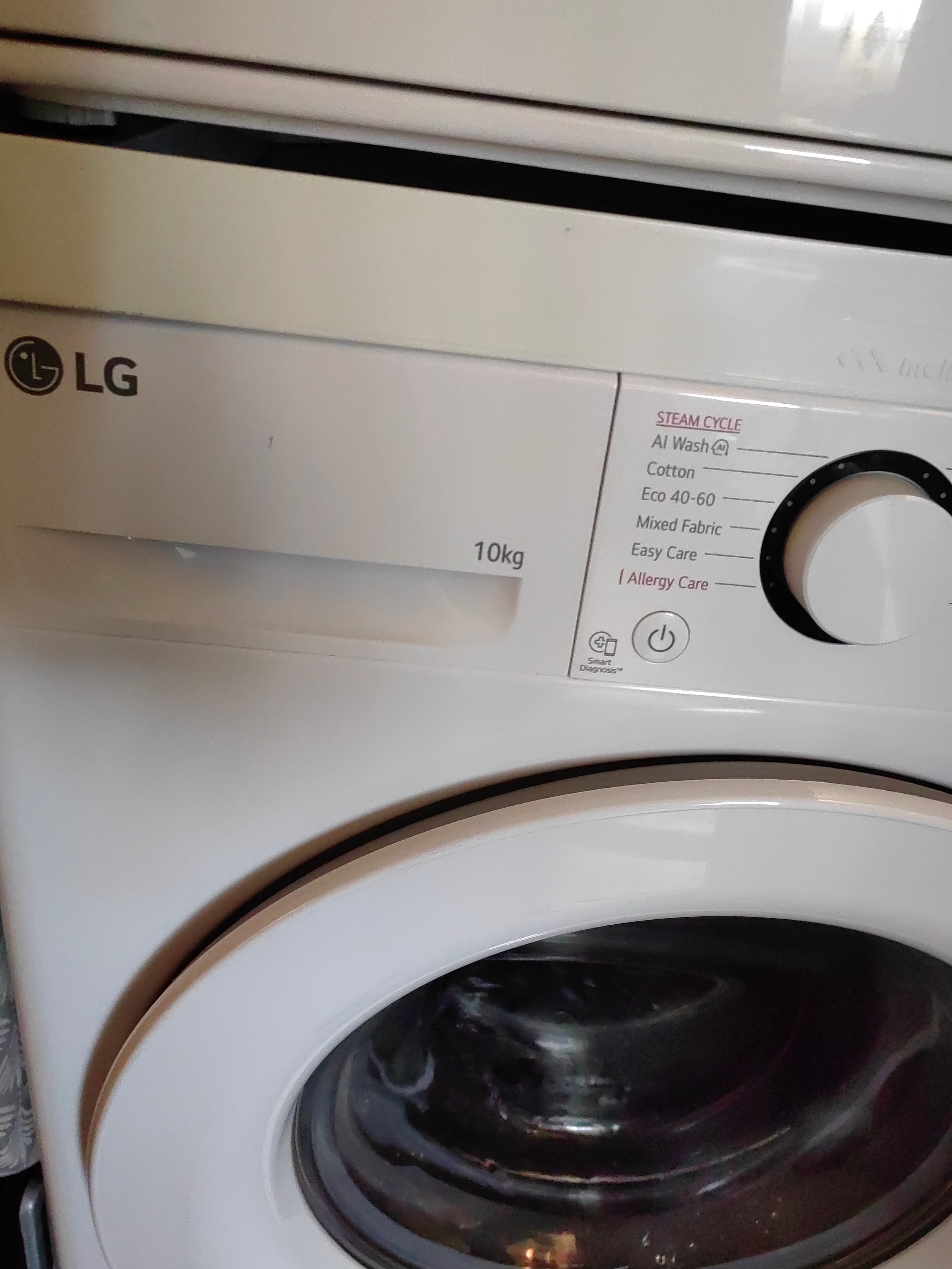 Masina de Spalat Rufe Frontala LG F4WR510SWW, AI Direct Drive, 10 kg, 1400rpm, Clasa A, Alb