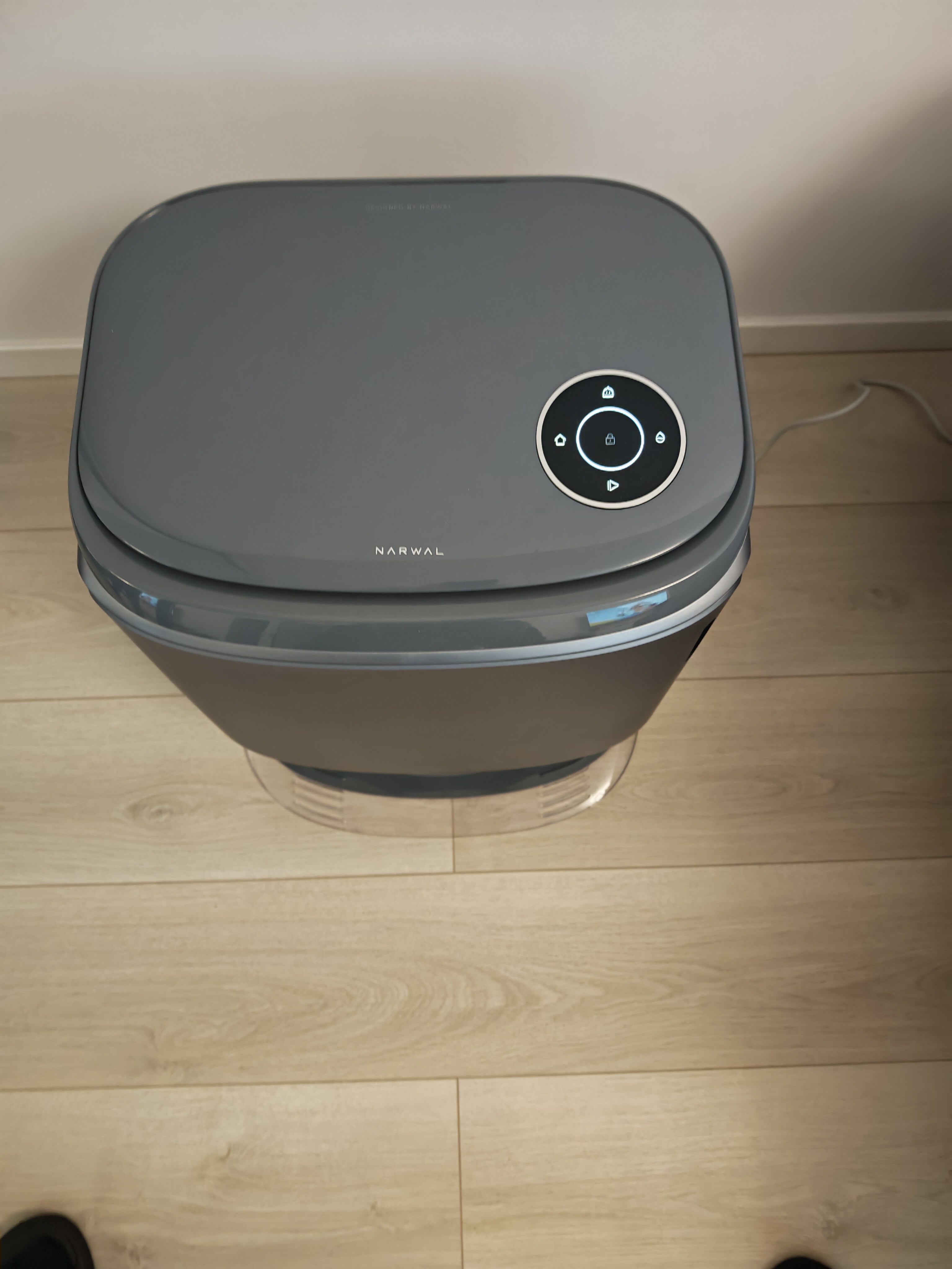 Robot de aspirare Narwal Freo Z Ultra CP-ZD-A00053-00-00, aspirator&mop&statie incarcare all-in-one, 12000Pa, 2 x camere RGB , 2x cipuri AI, 1080P HD, baterie 5200mAh, gri