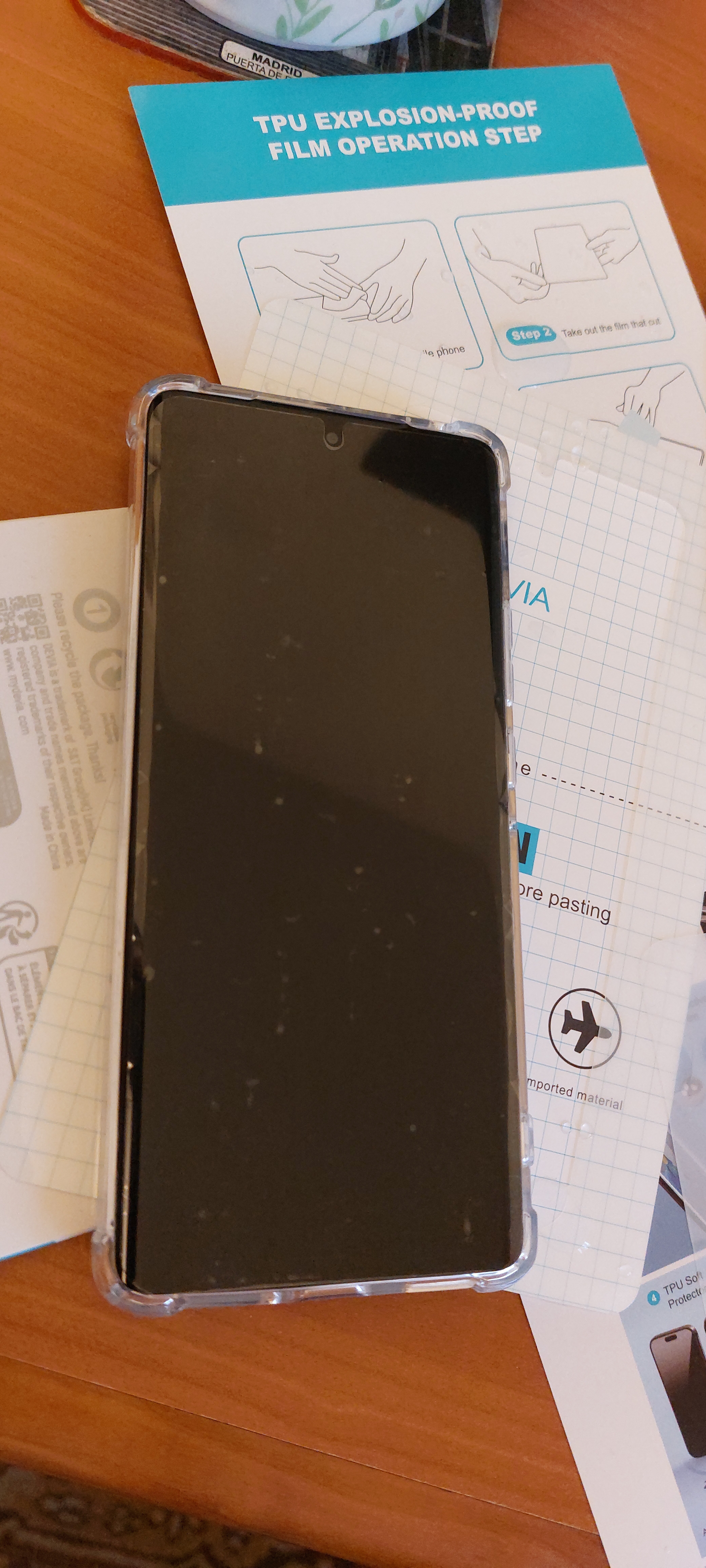 Folie Privacy Silicon Ecran pentru Motorola Edge 50 Pro, Silicon Hydrogel, Flexible Hydro-Crystal, Protectie Completa, Full Glue, Instalare usoara, Set complet pentru Instalare