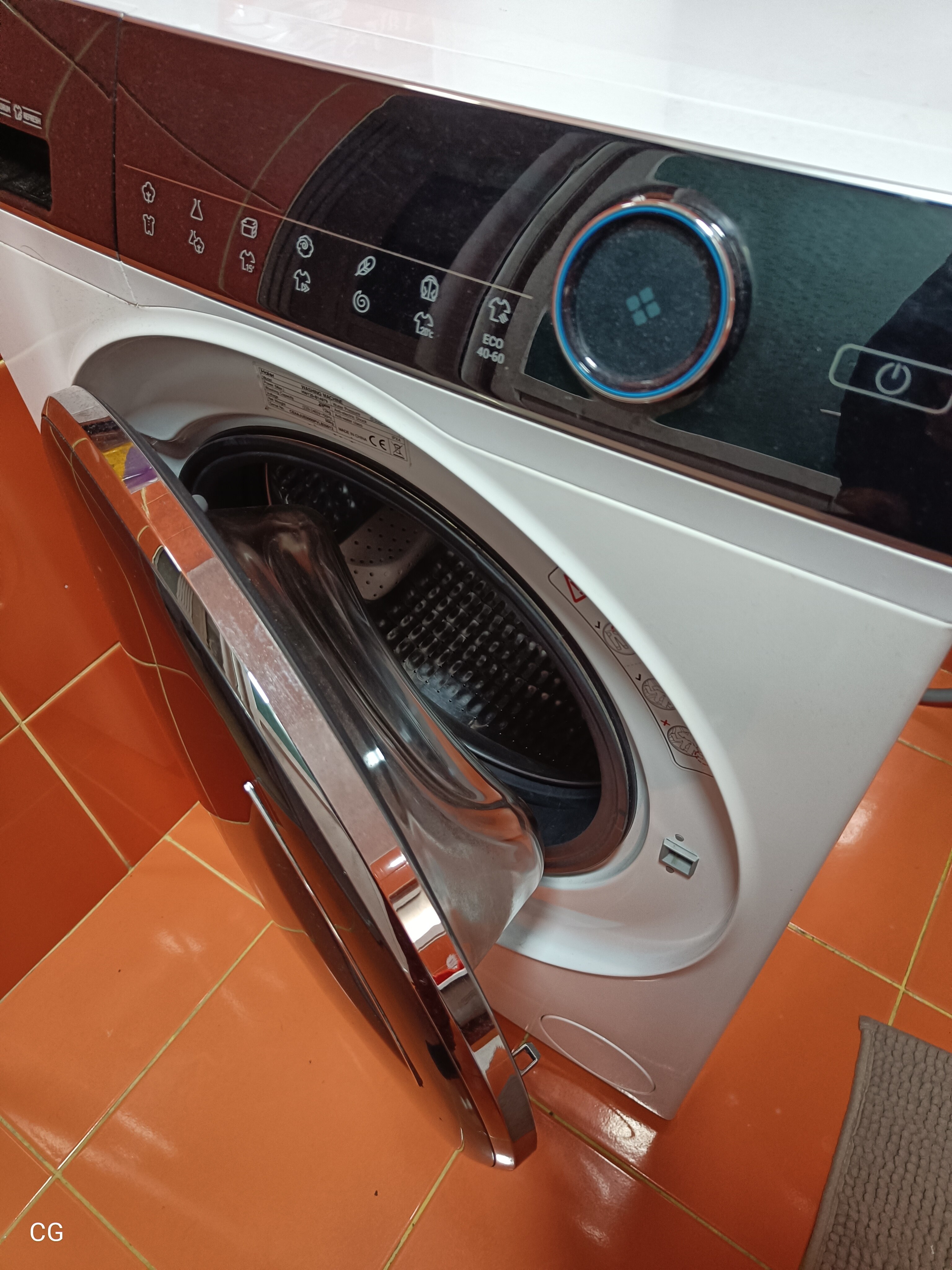 Masina de spalat rufe Haier HW120-B14979-S, 12 kg, 1400 rpm, Clasa A, Motor Direct Motion, Refresh, ABT, Steam, Dual spray, Pillow Drum, iTime, Smart Detecting, Alb