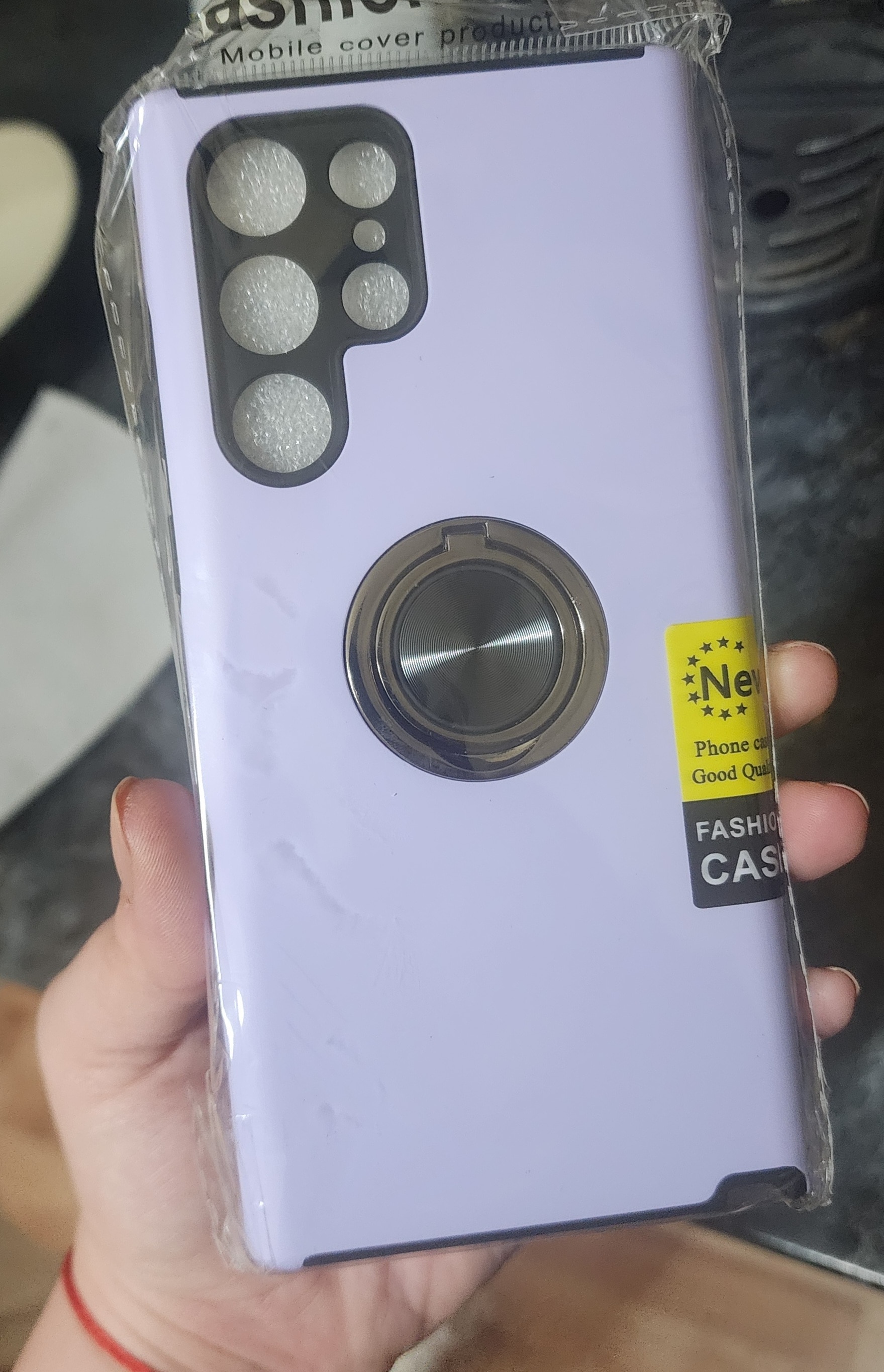 Husa pentru Samsung Galaxy S22 ULTRA, inel rotativ 360° si Kickstand, Protectie Militara Antisoc, cu disipare termica, Silver