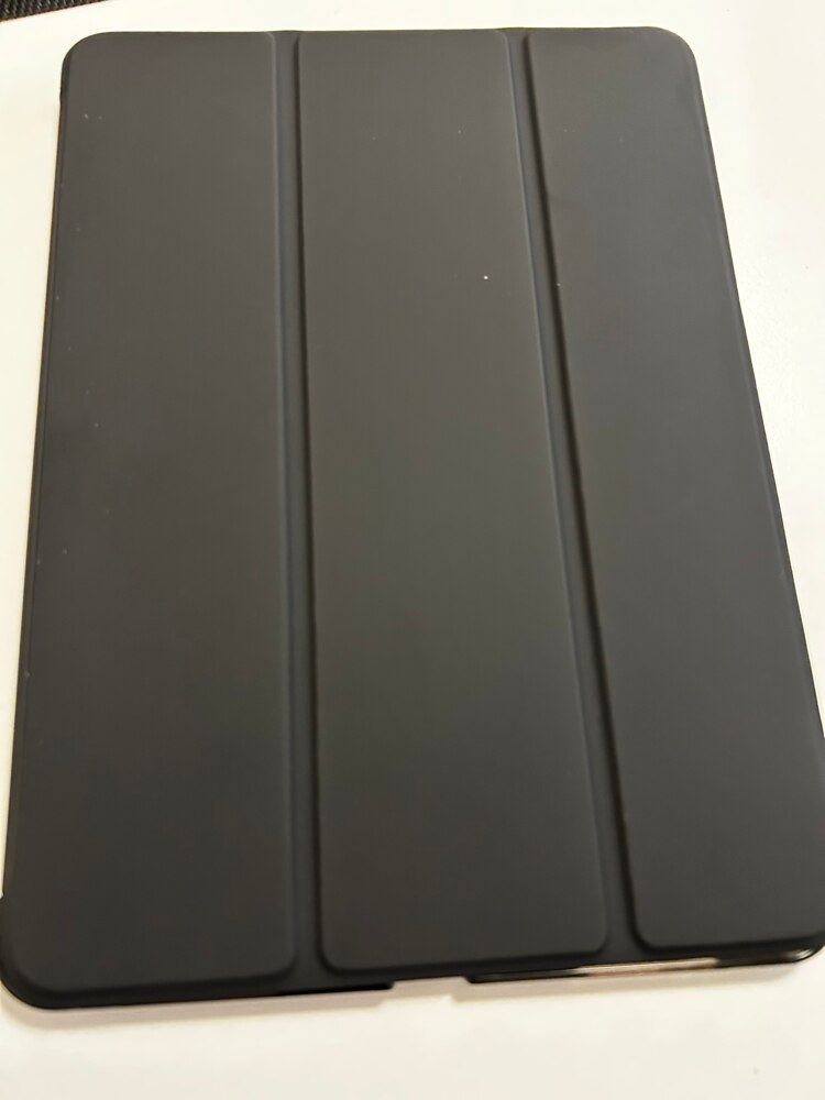 Husa tableta Tri-Fold pentru iPad Air 11" (2024), design polar black, material PC, slot pentru Apple Pencil, protectie socuri