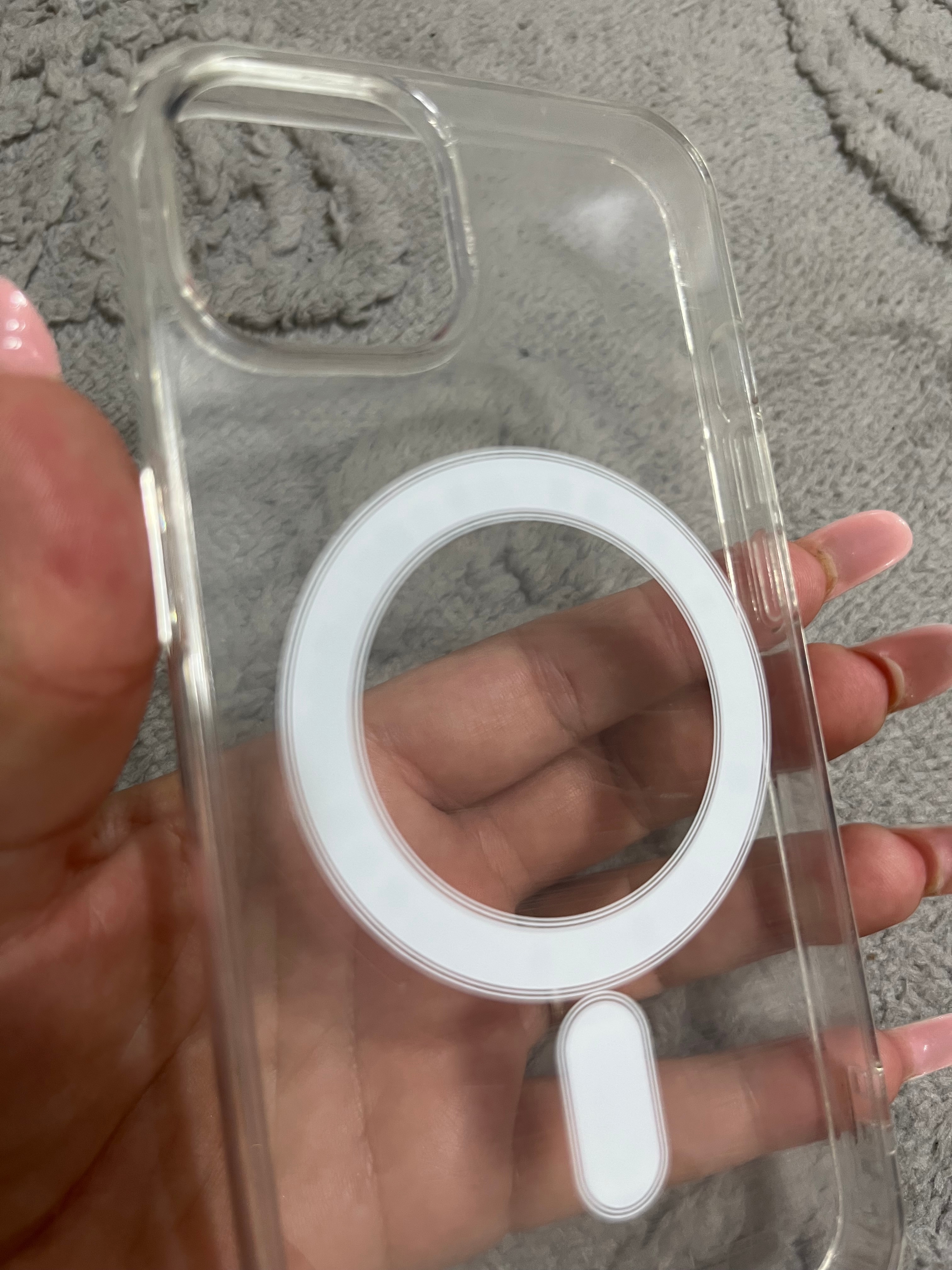 Husa din silicon antisoc compatibila cu IPhone 13, Transparent