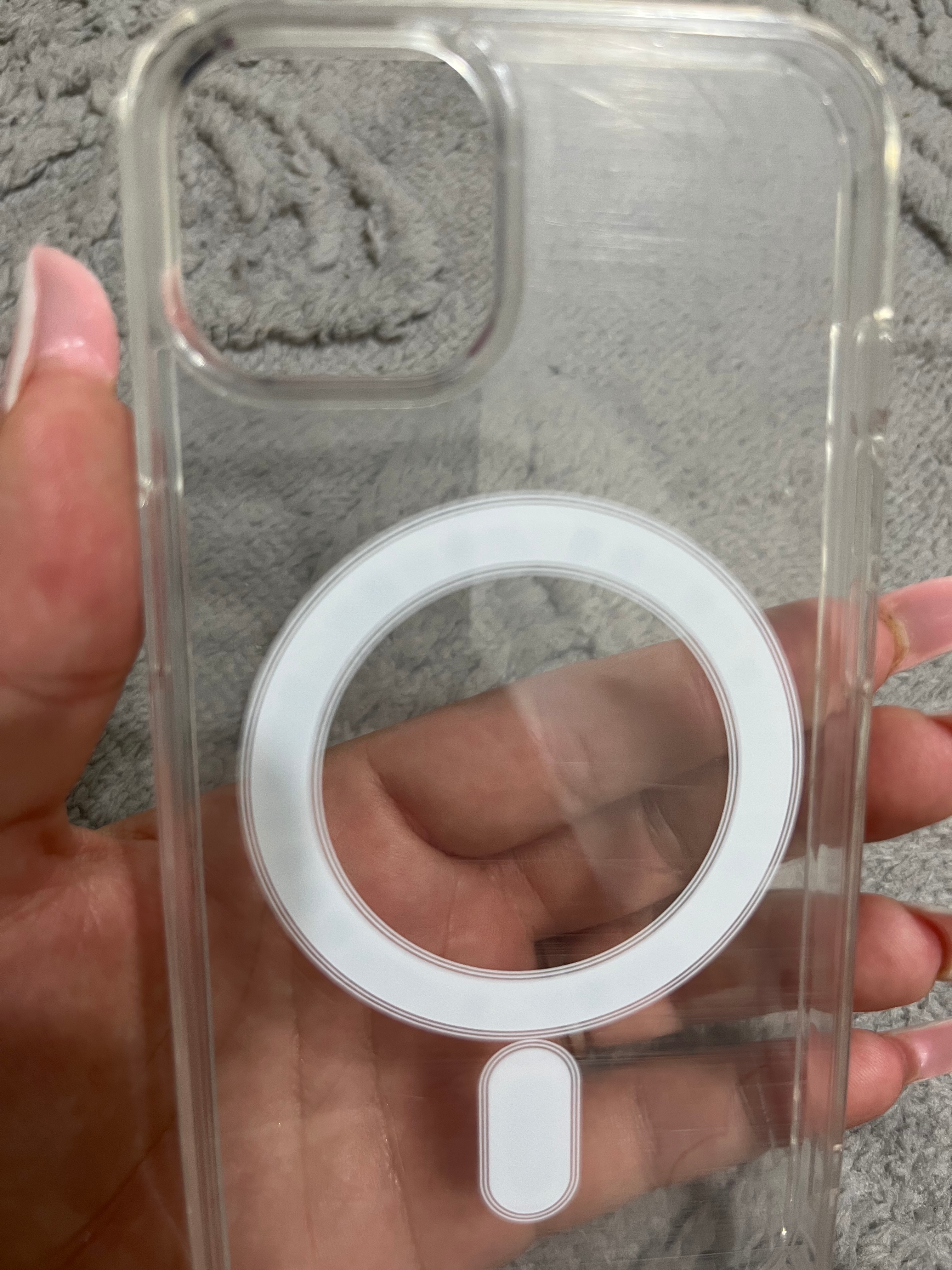 Husa din silicon antisoc compatibila cu IPhone 13, Transparent