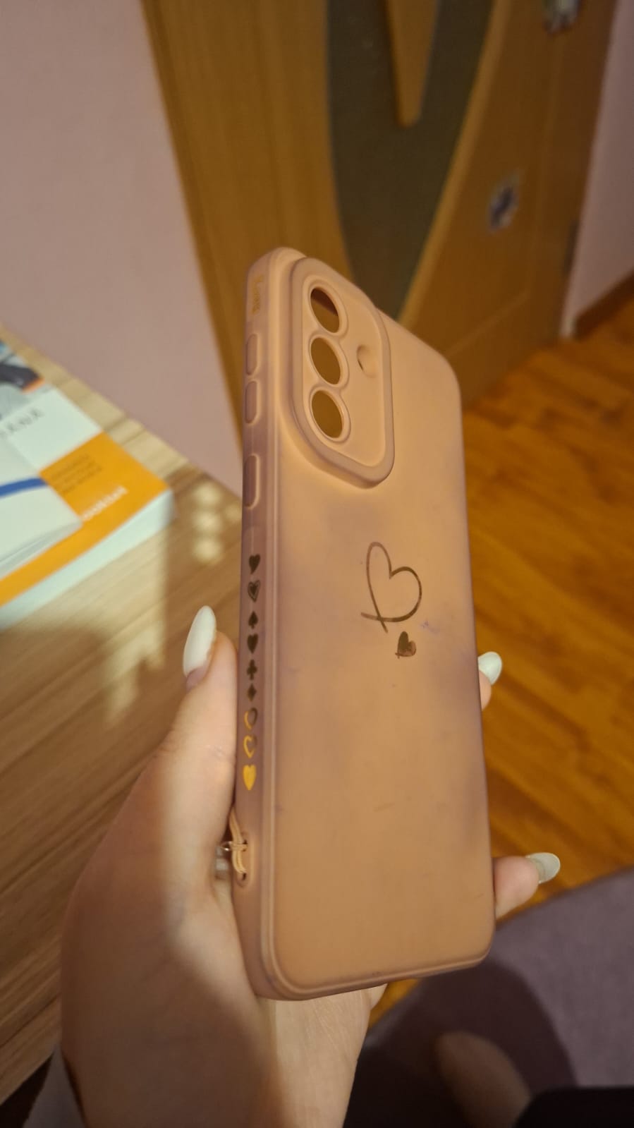 Set husa si 3 folii protectie ecran, TPU/sticla securizata, compatibil cu Samsung Galaxy A56 5G, roz